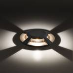 EVN Scopum LED podlahové světlo kulaté 4násobné