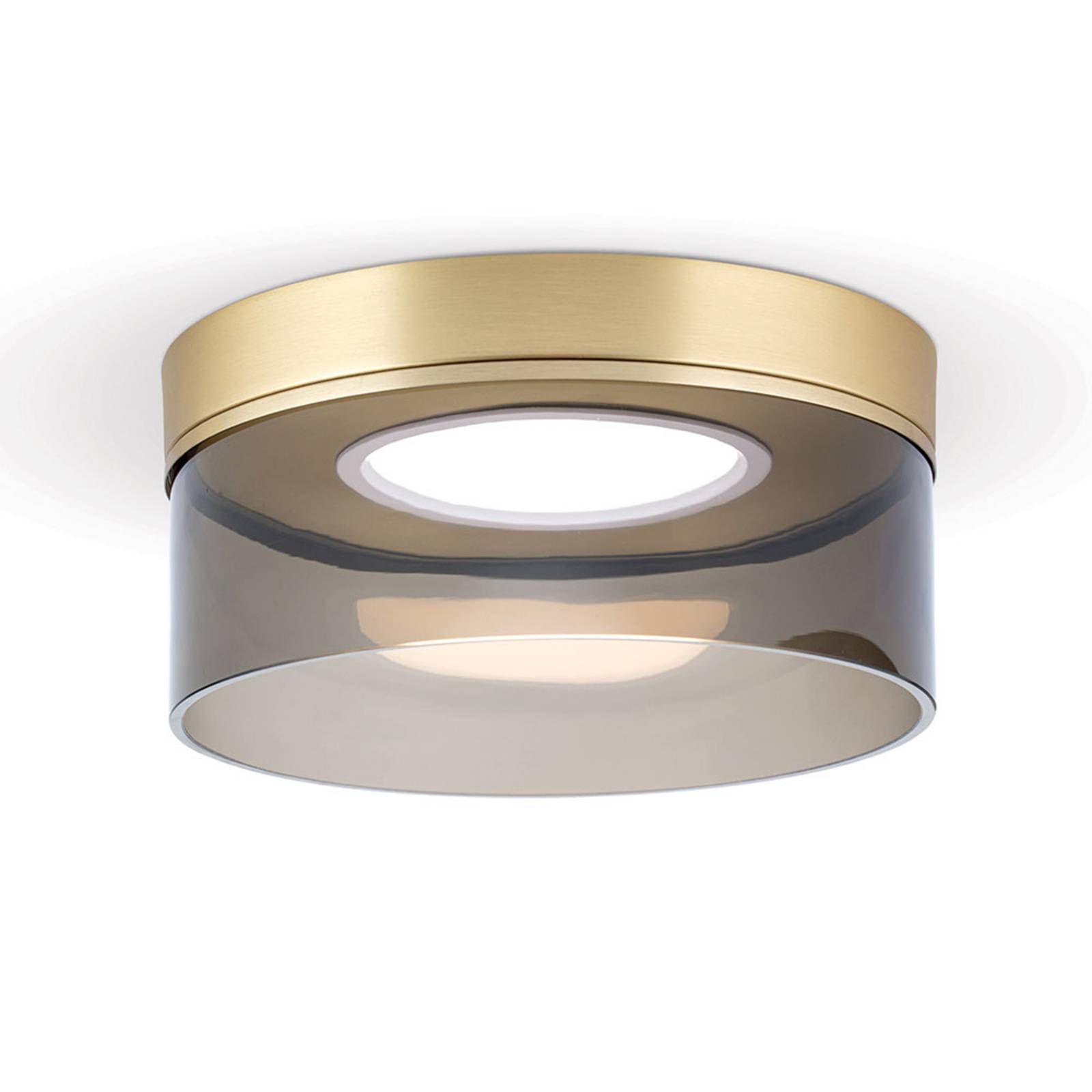 LED-Deckenleuchte Francis messing matt Ø 30 cm