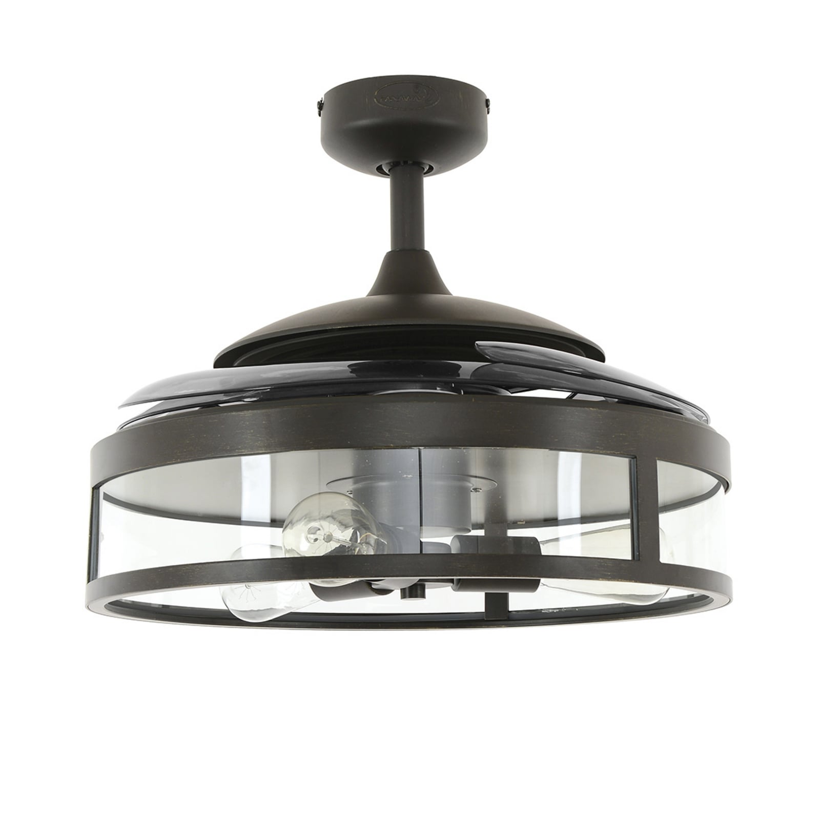 Fanaway Classic Deckenventilator Licht schwarz leise, Beacon