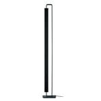 Box LED floor lamp, rotatable, black