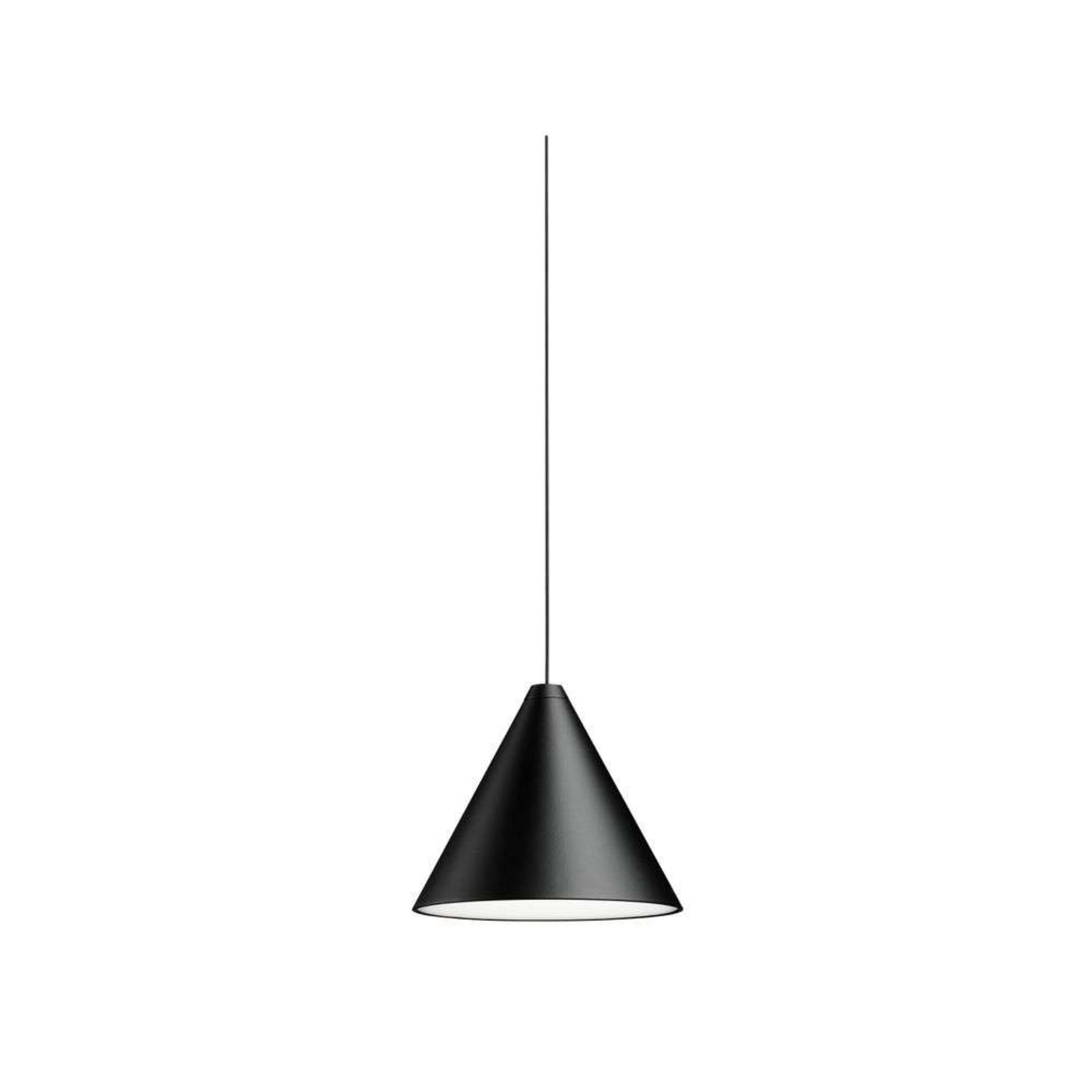 String Light Cone 12m Noir Soft Touch Dim - Flos