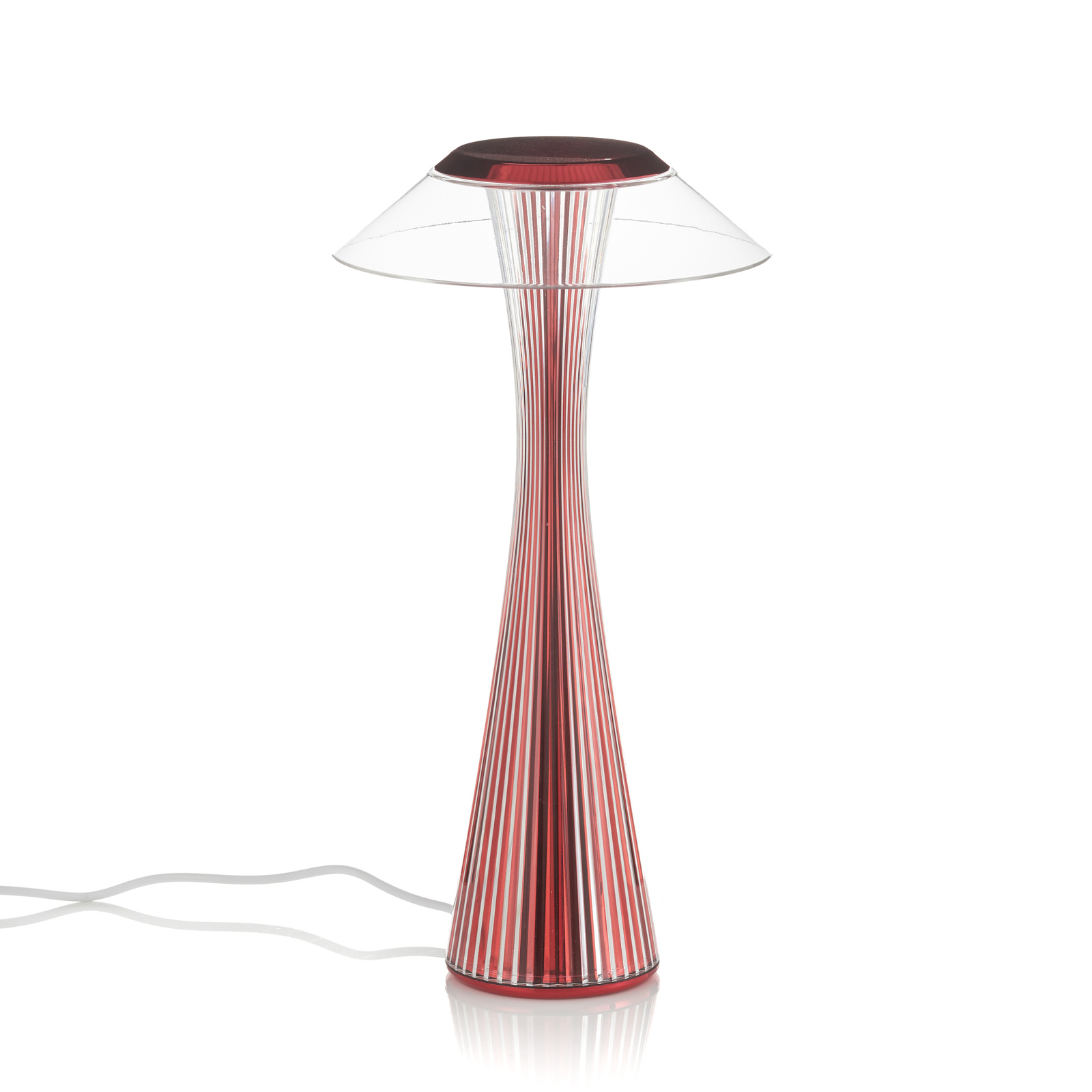 Kartell Space LED table lamp red limited edition | Lights.co.uk