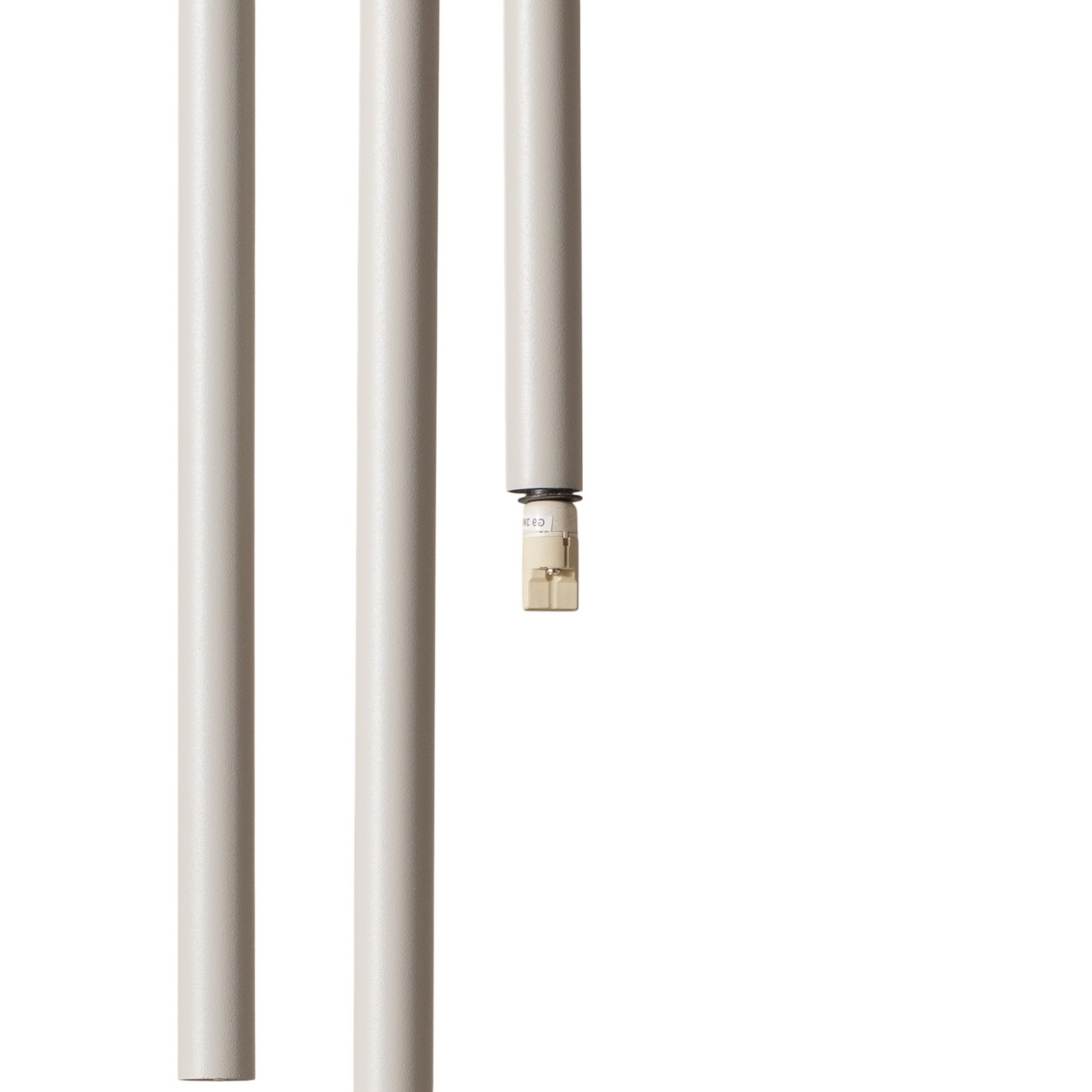 Sopel 3 pendant light, taupe, round, 3-bulb, steel, G9