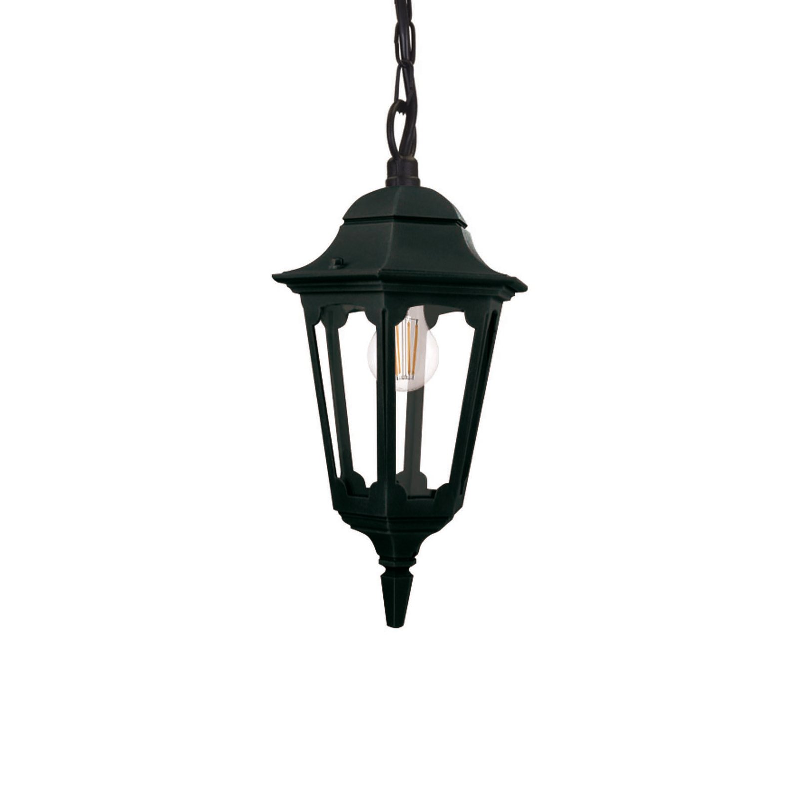 Parish pendant light with chain suspension, height 42 cm
