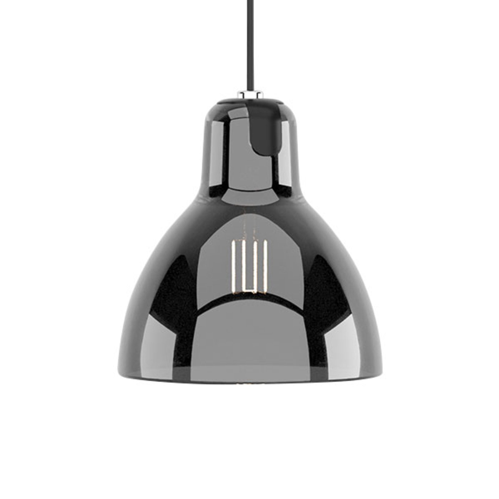 Rotaliana Luxy H5 Glam závesná lampa čierna/dymová