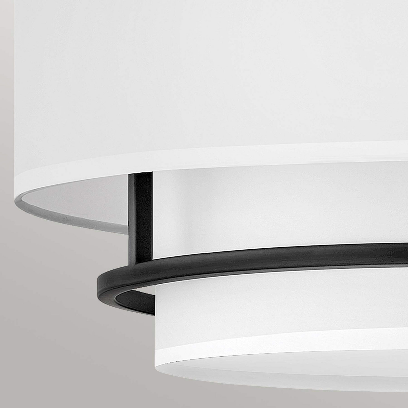 Lampă suspendată Graham Duo Mount cu 4 lumini Ø 584 cm negru
