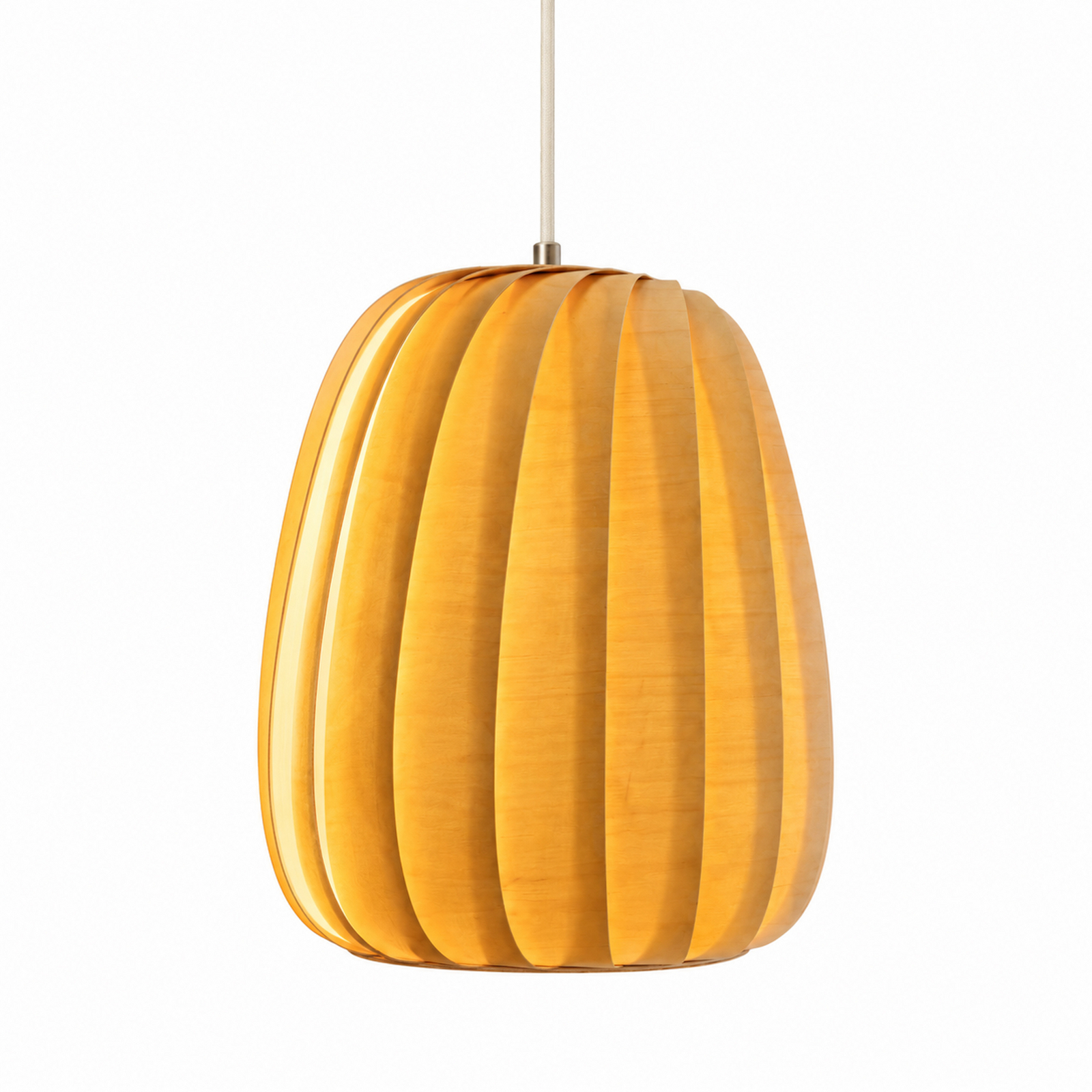 Lámpara colgante ST906 de abedul, 27 cm, madera, E27 - Tom Rossau