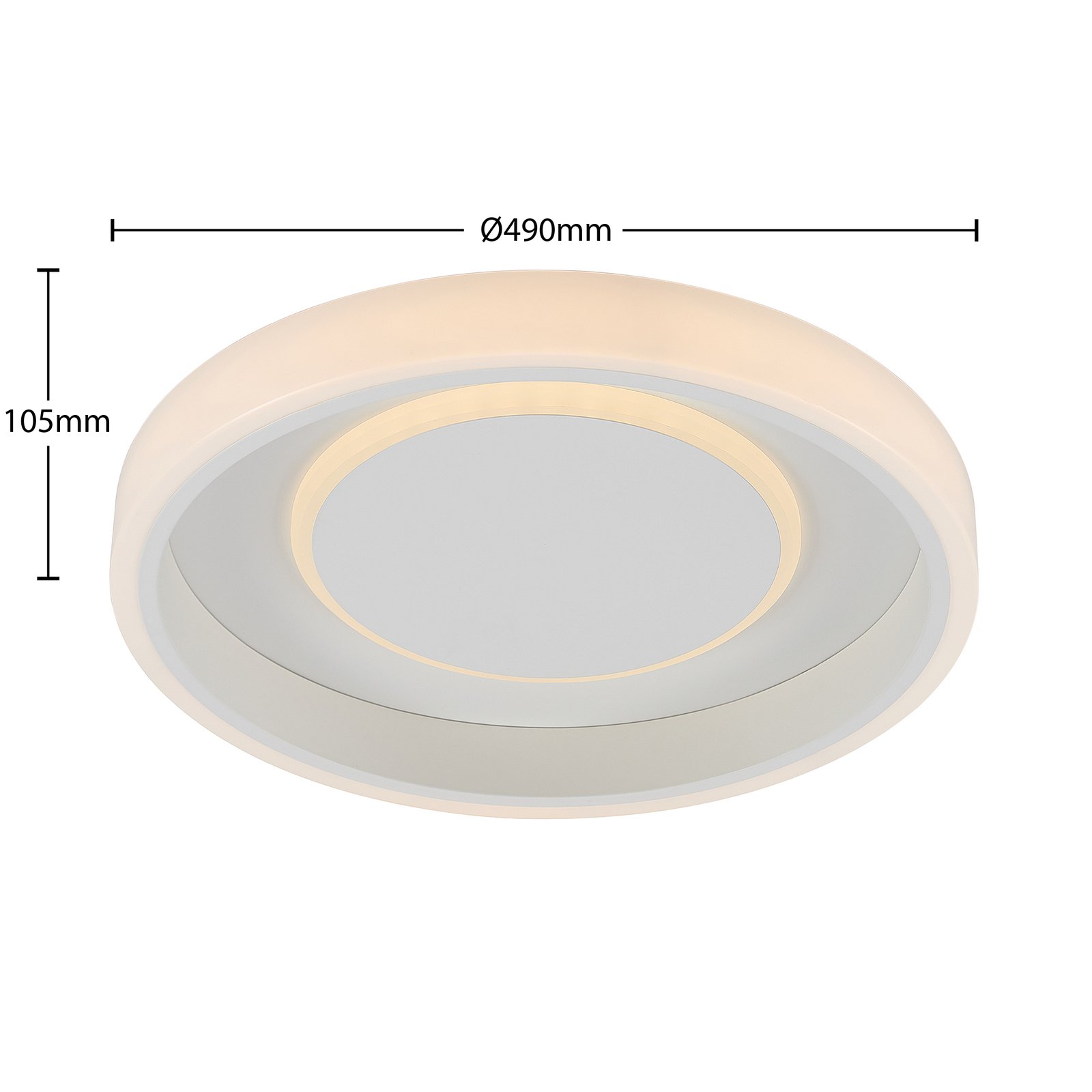 Wikani Ceiling Lamp White - Lindby