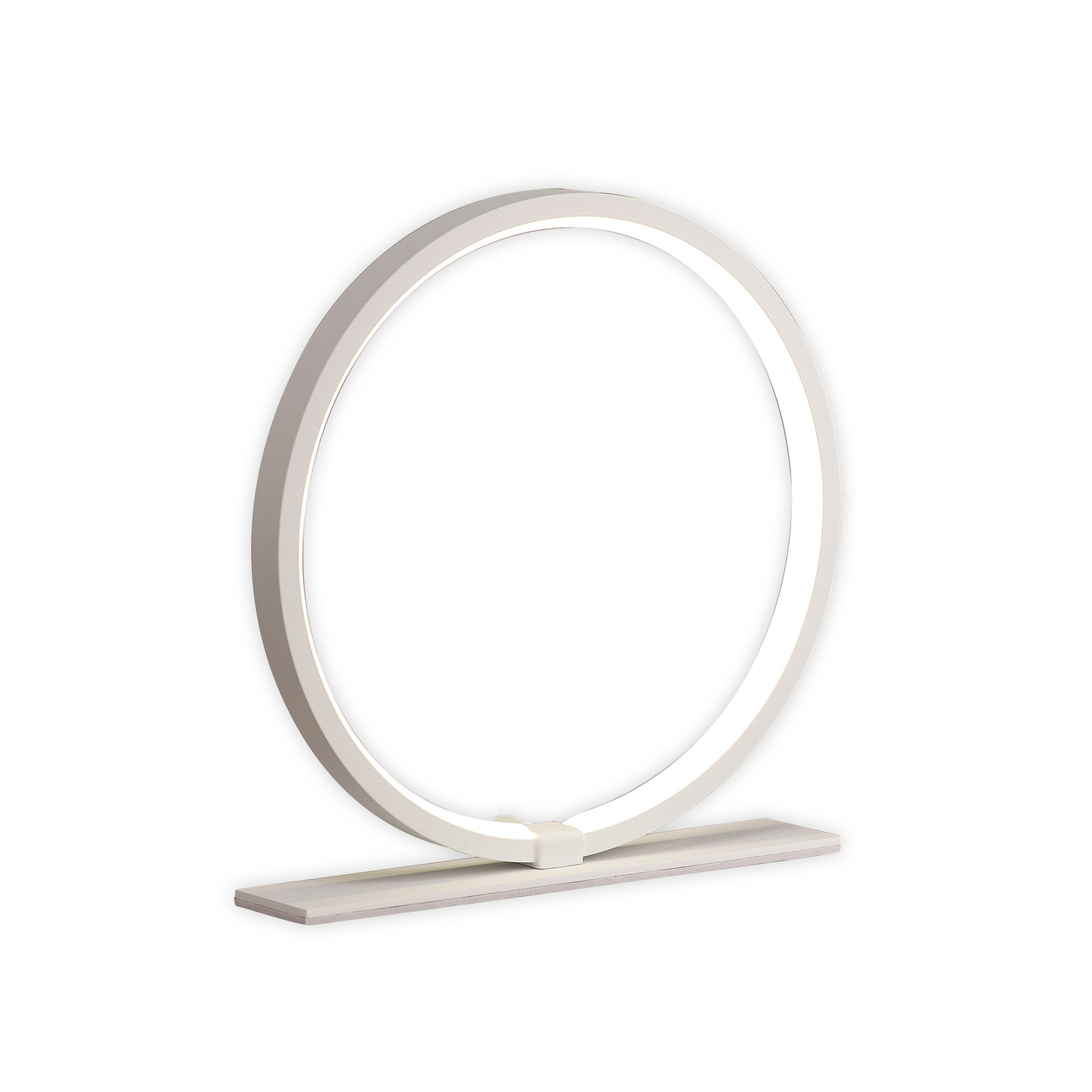 Mantra Iluminación Kitesurf LED stolna svjetiljka, aluminij, Ø 19,3 cm, bijela - Dnevni boravak/blagovaonica - Moderan