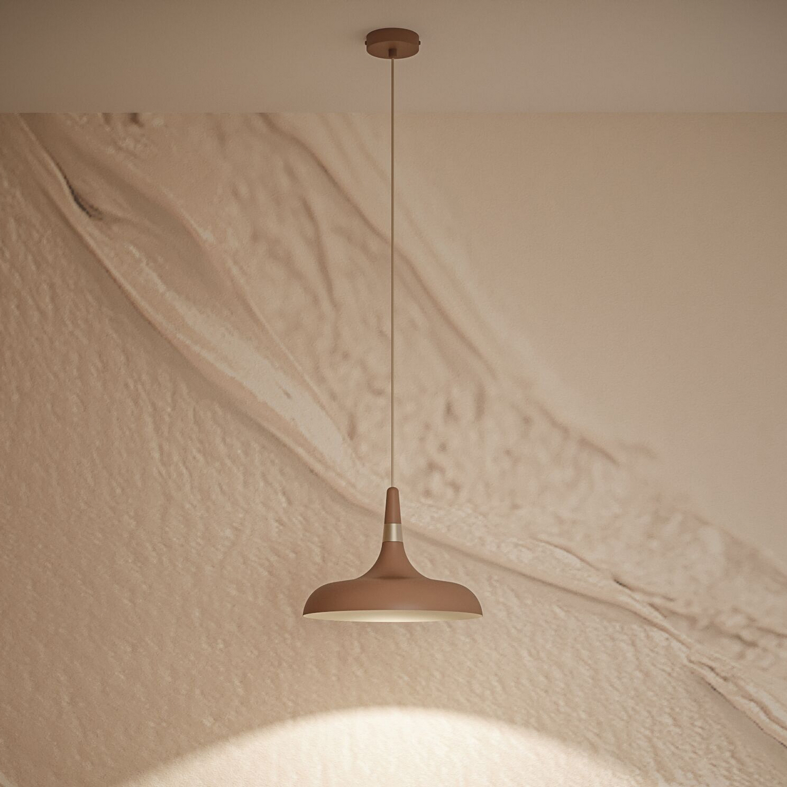 Paulmann hengelampe Juna STYLE, brun, Ø 34 cm, metall Paulmann hengelampe Juna STYLE, brun, Ø 34 cm, metall