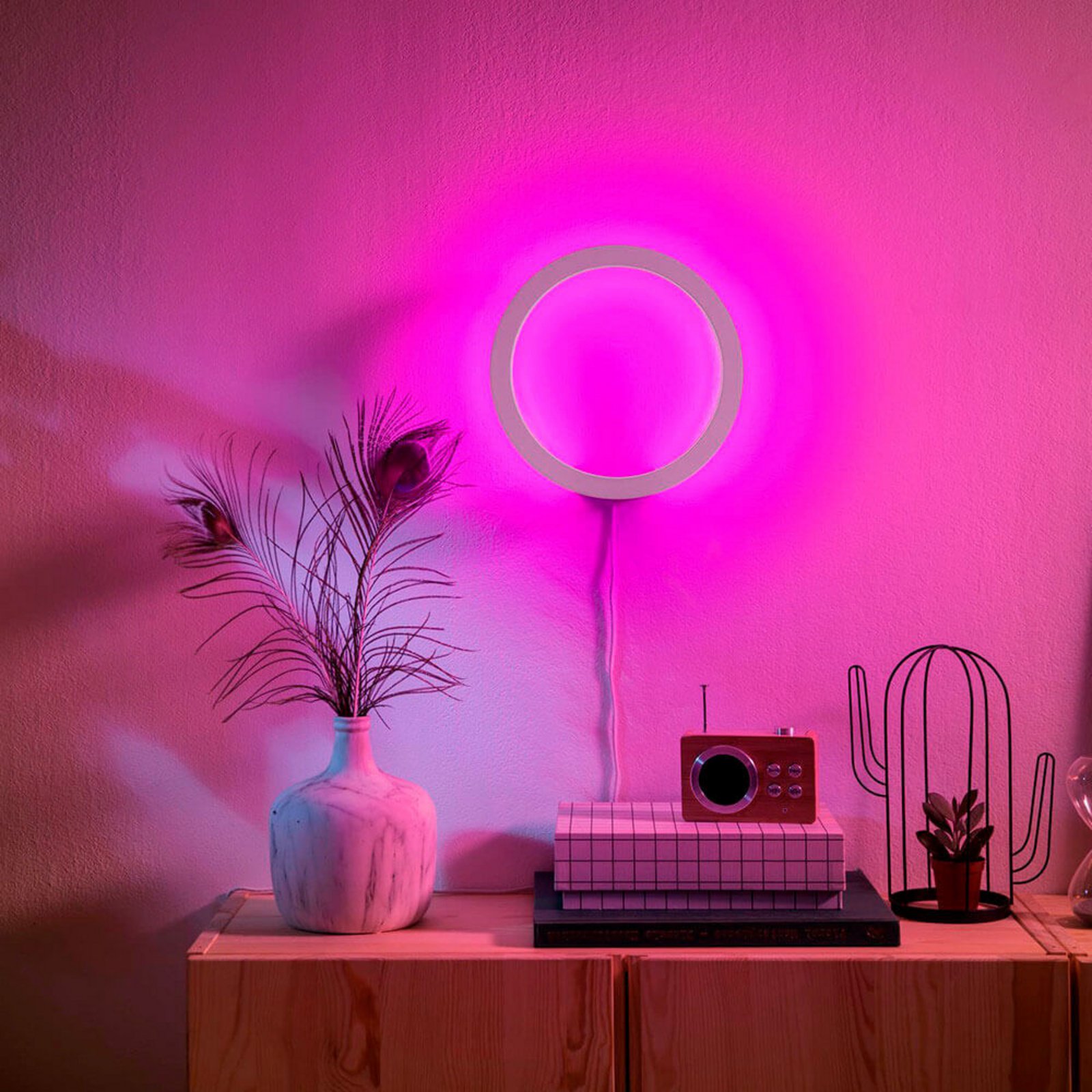 Sana Hue Aplică de Perete White Bluetooth White/Color Amb. - Philips Hue