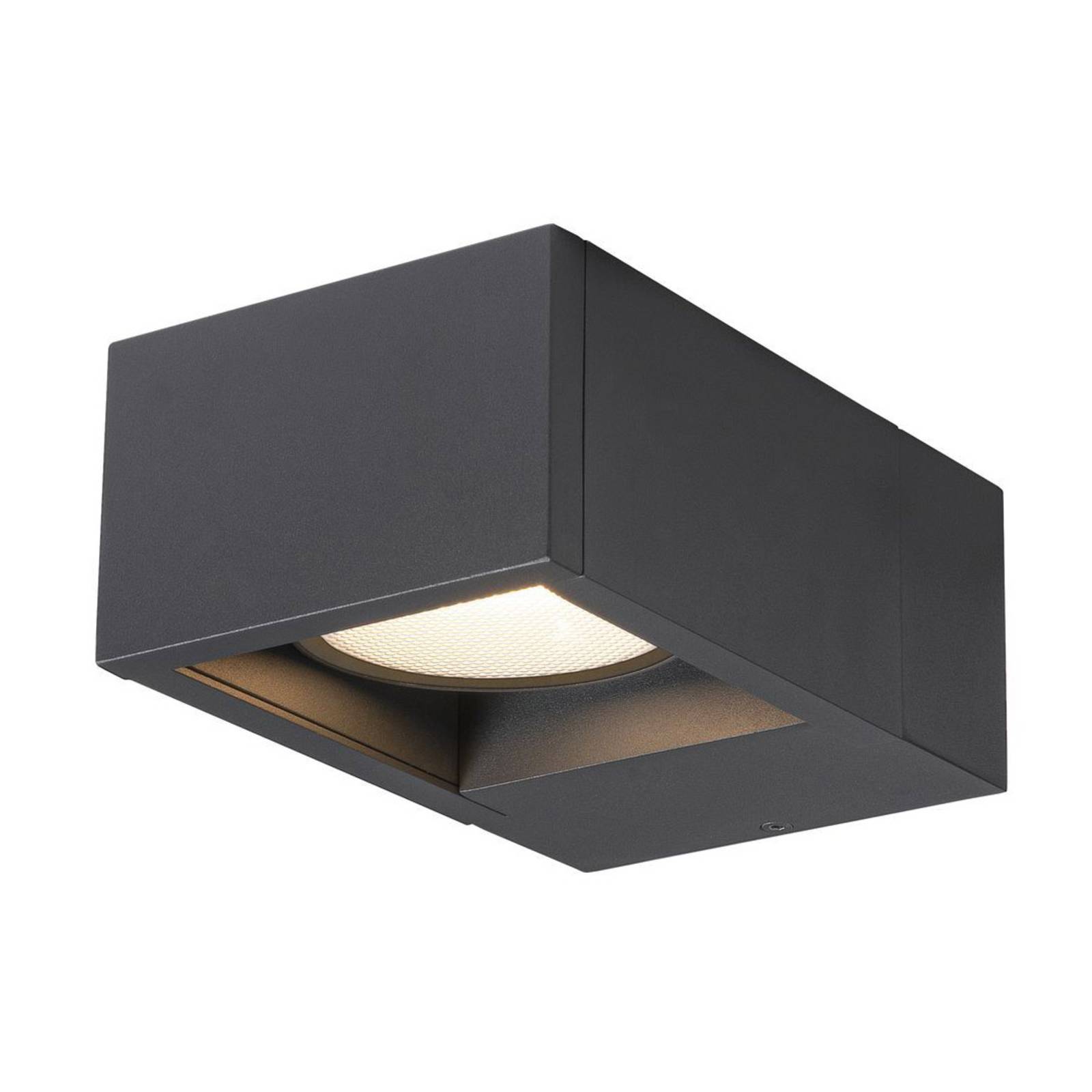 SLV Eskina Frame LED outdoor wall lamp 1-bulb CCT, aluminium, 15 W, energy efficiency: D, W: 18 cm, H: 7.3 cm