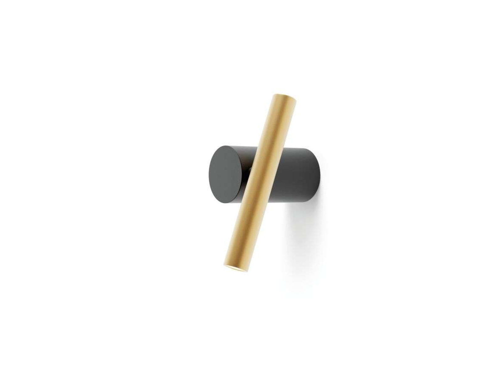 Doi Aplique de Pared 3000K Black/Brass - Luceplan