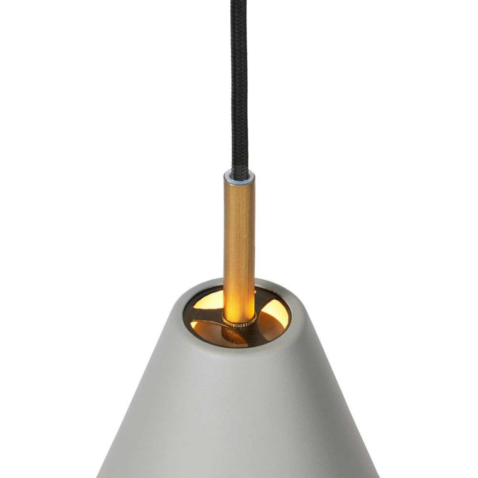 Hygge Taklampa &Oslash;12 Warm Grey Halo Design - Matsal - Metall