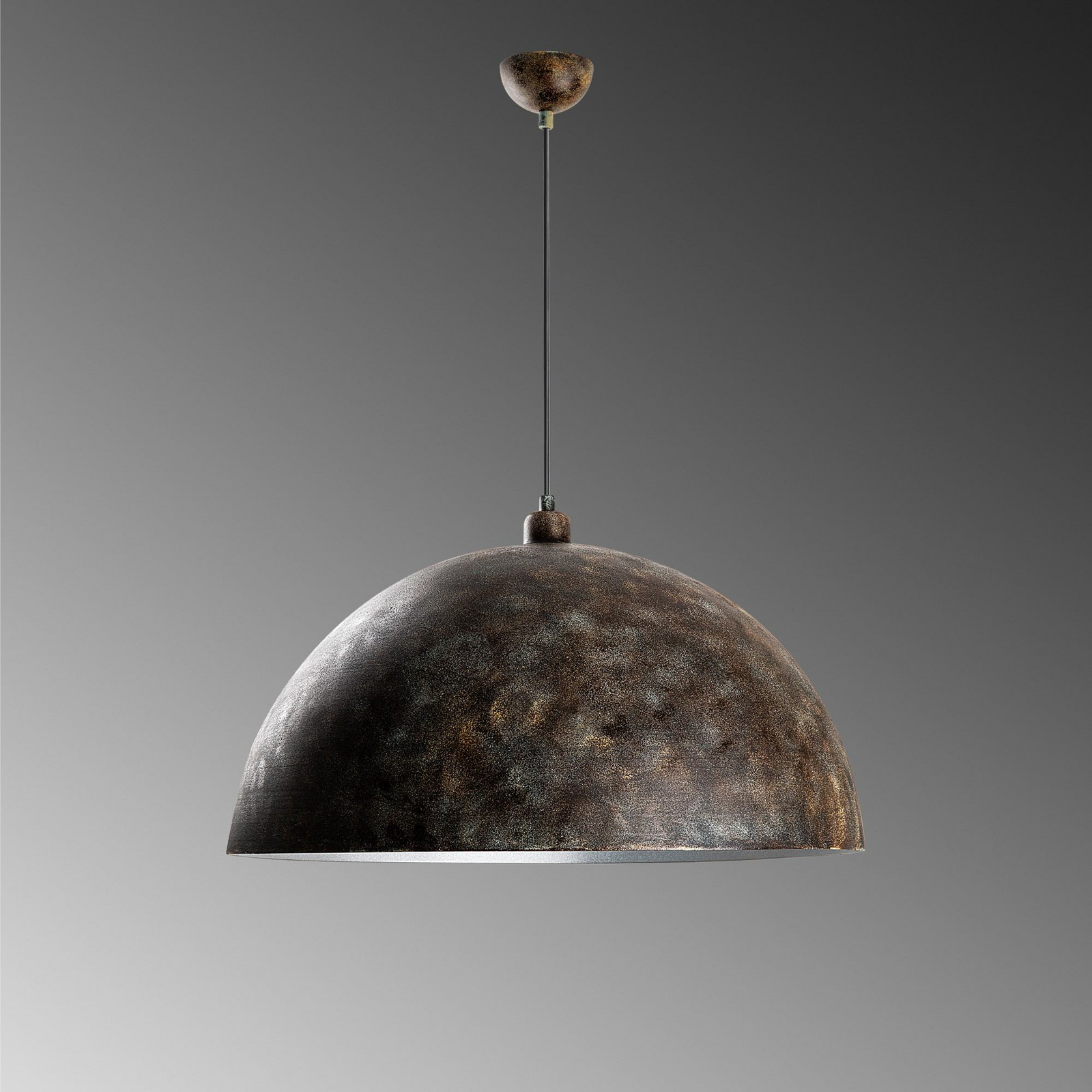 Hängeleuchte Berceste, Ø 60 cm, altmessing, Metall