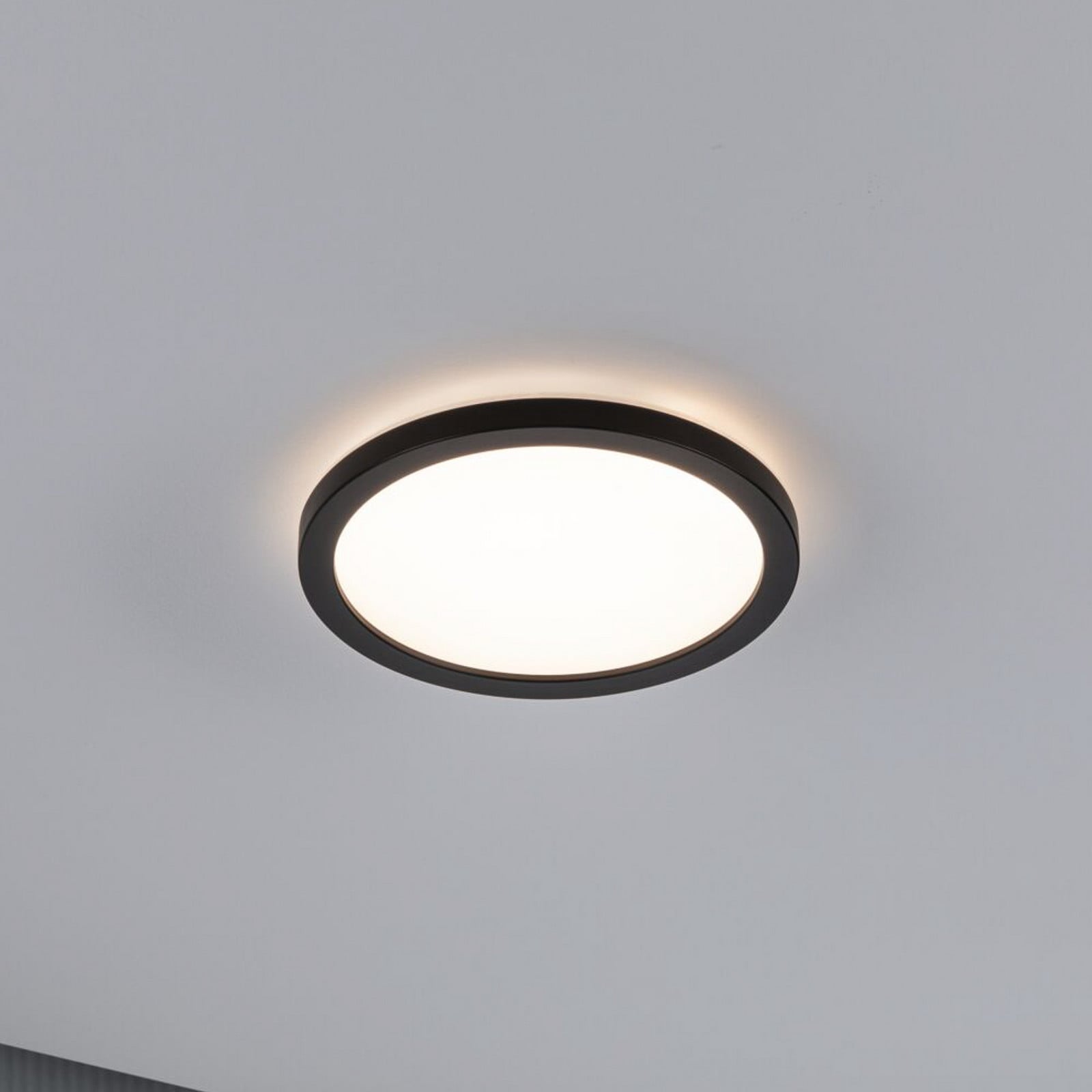 Atria Shine LED Plafond &Oslash;19 Black Paulmann - Vardagsrum - Modern - Plast - Vinklad