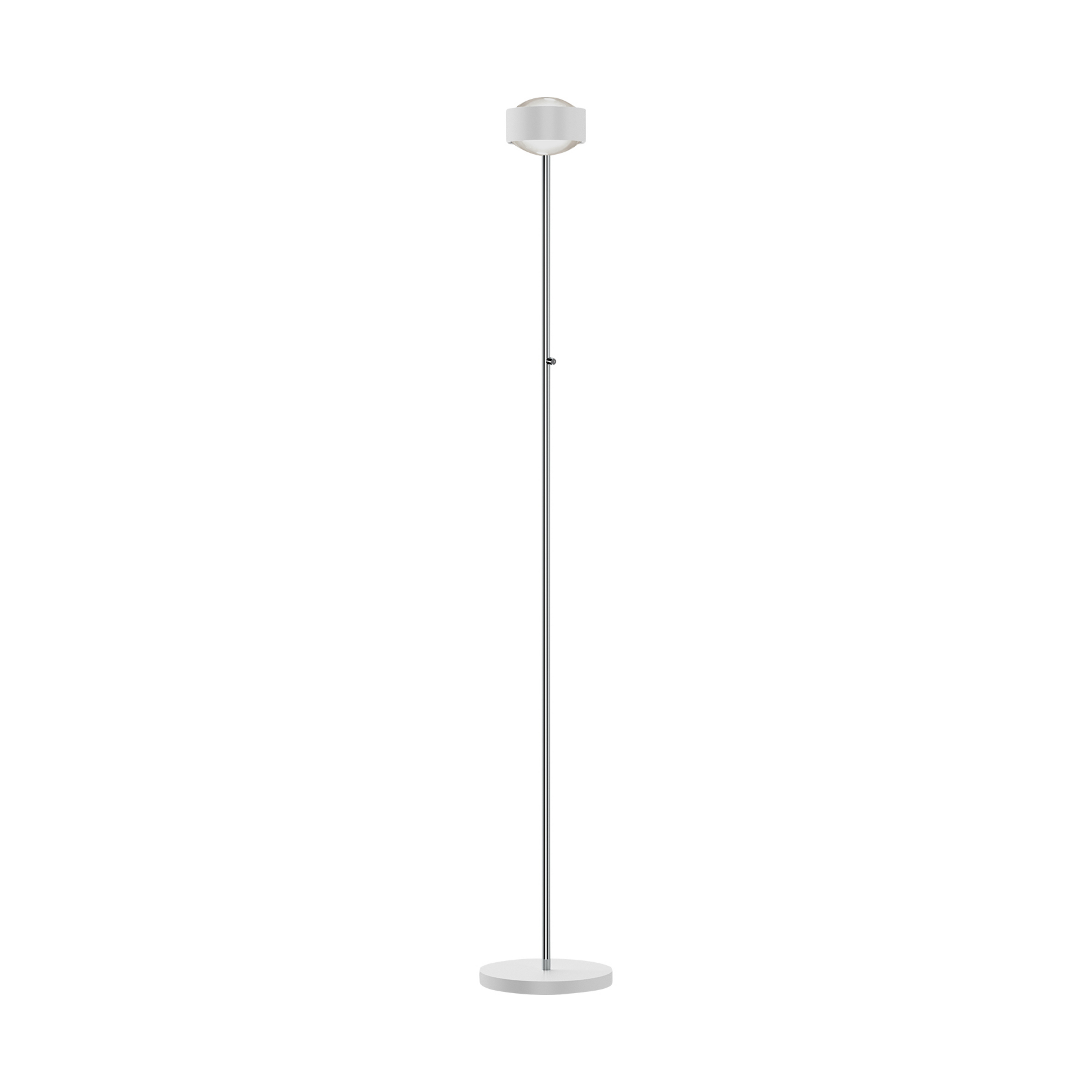 Puk Maxx Eye Floor LED обектив матов, бял мат/хром