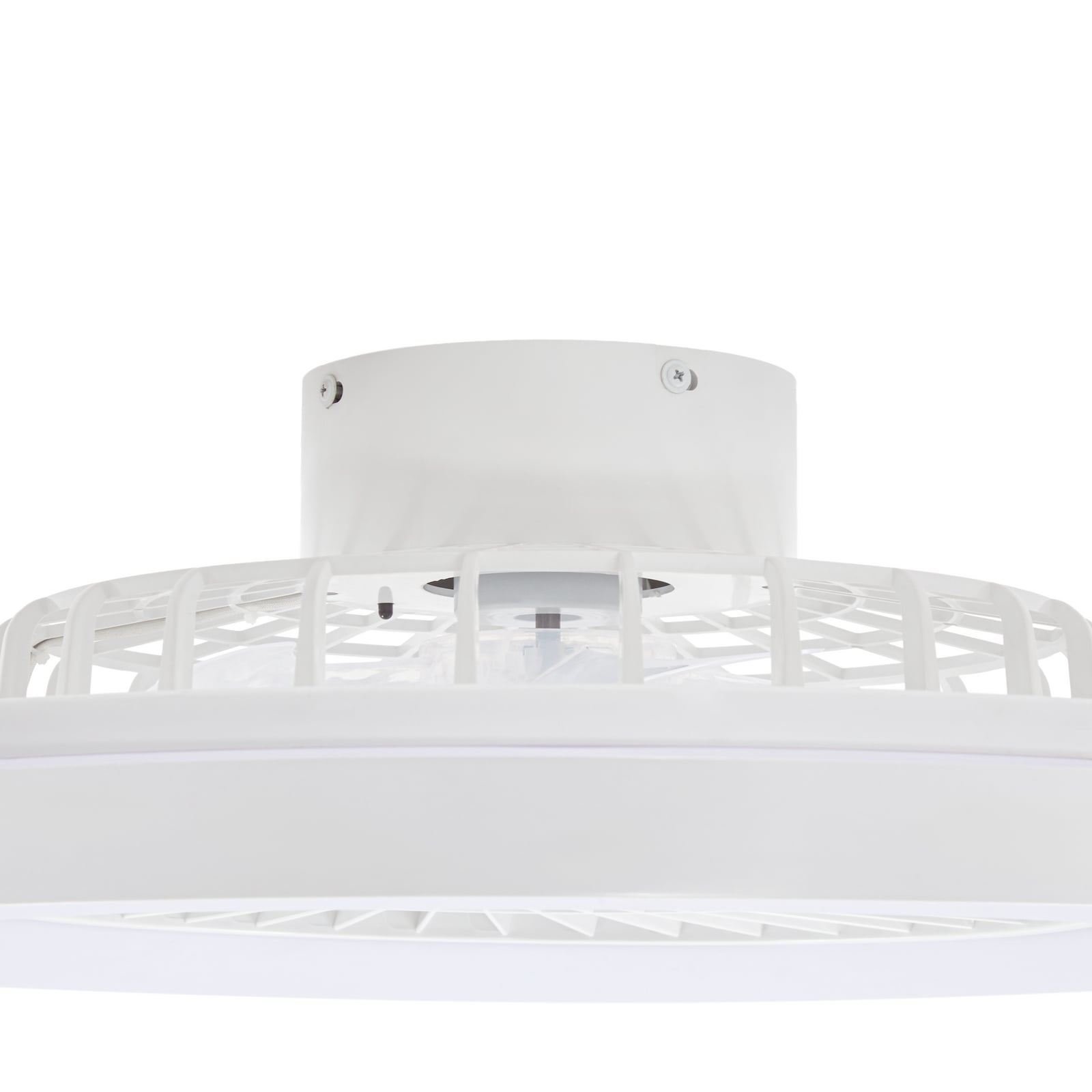 Ventilateur de plafond LED Lindby Teleo, Ø 58 cm, blanc, courant continu, Tuya Ventilateur de plafond LED Lindby Teleo, Ø 58 cm, blanc, courant continu, Tuya