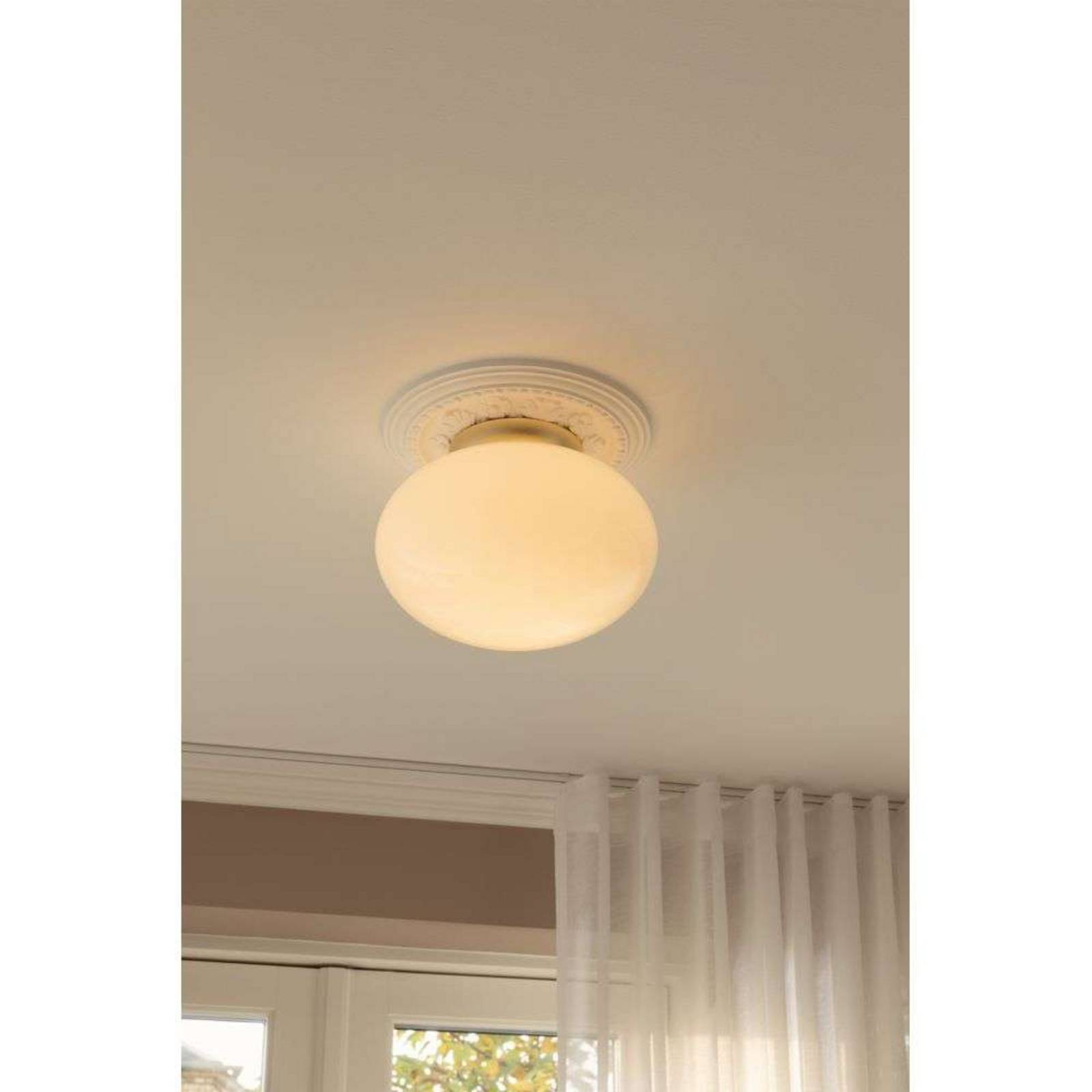 Lampa sufitowa Nuura Rizzatto 301, Ø 30 cm, kolor mosiężny/opalowy
