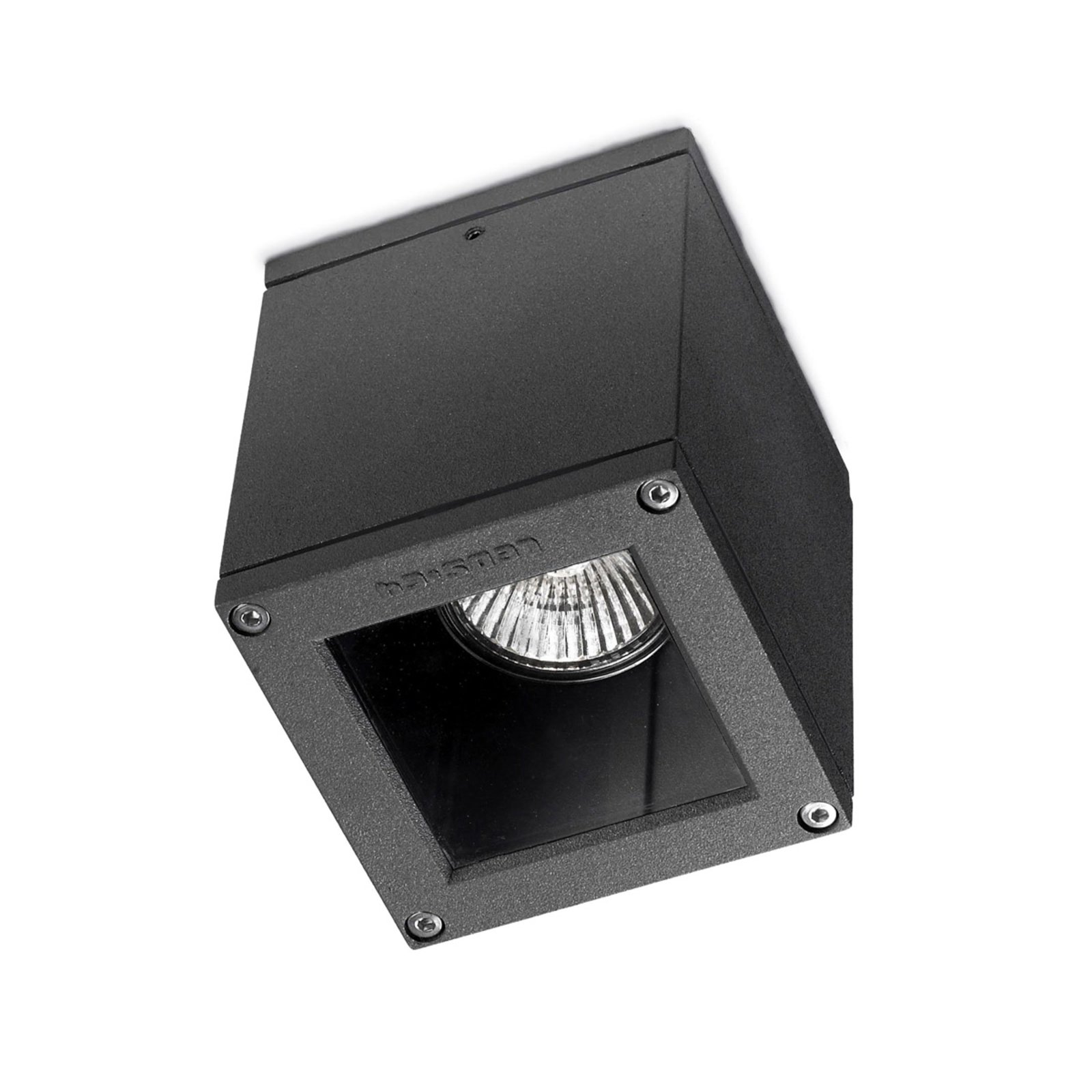 Small Afrodita outdoor ceiling light, anthracite