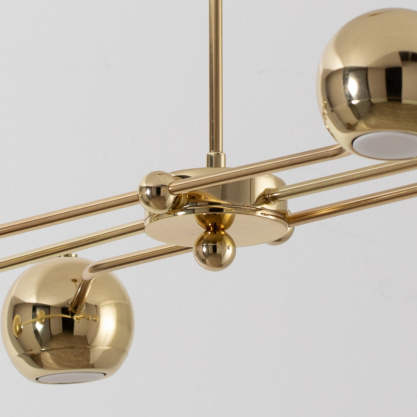 Suspension Tiana, doré, métal, 6 lampes, GU10