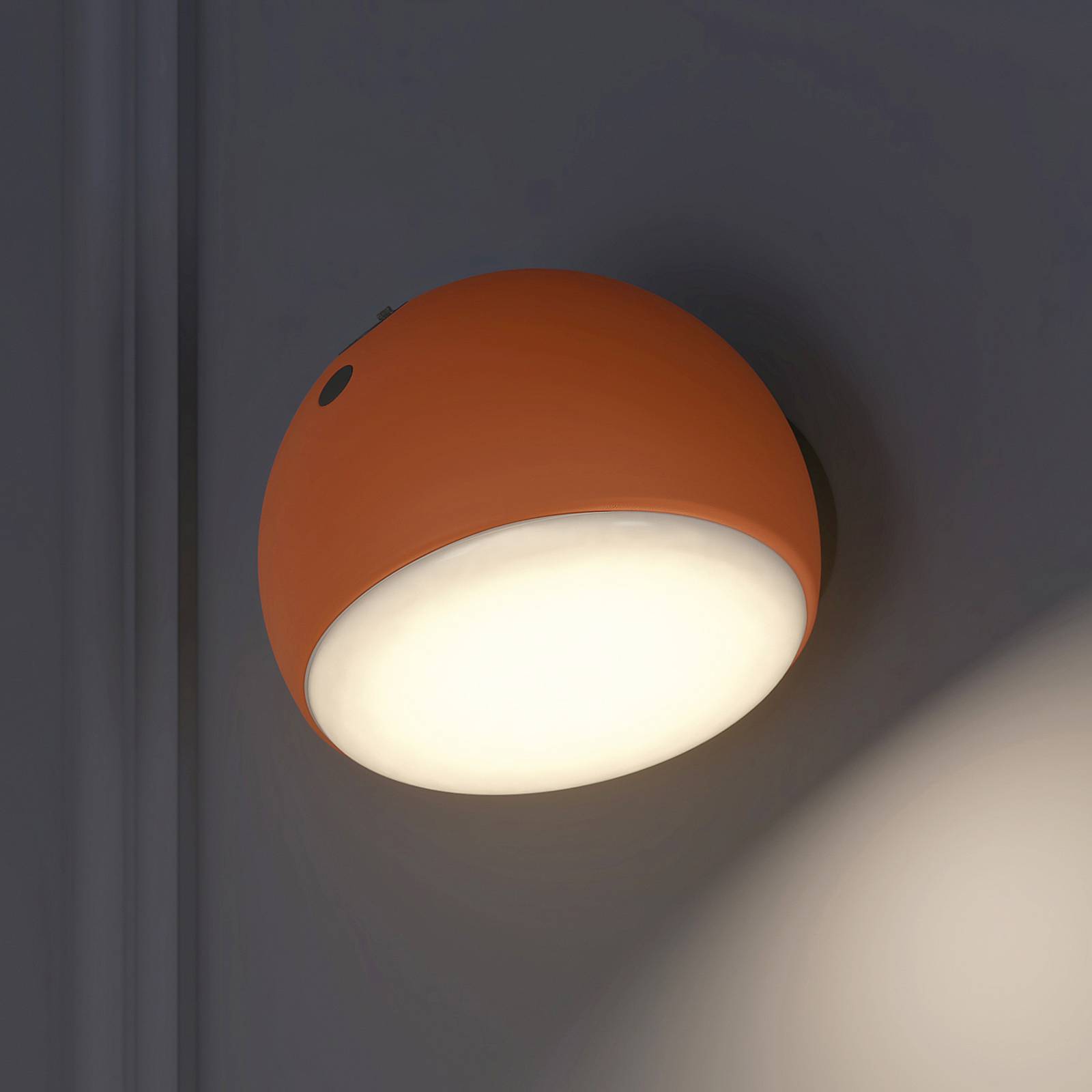 Arcchio Davir applique LED, batterie, orange