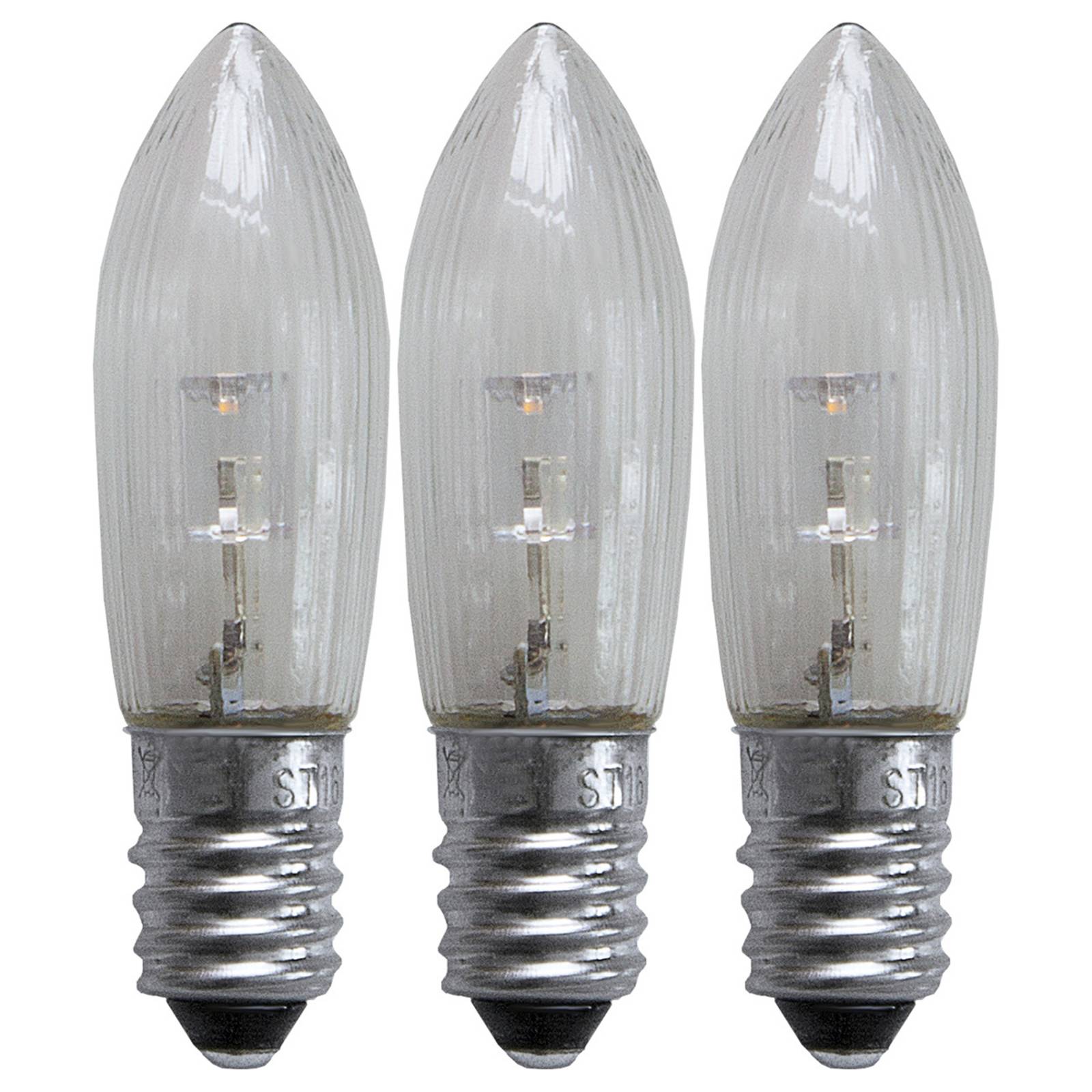 Image of Ampoule de rechange LED E10 0,2 W 2 100 K lot de 3 7391482020277