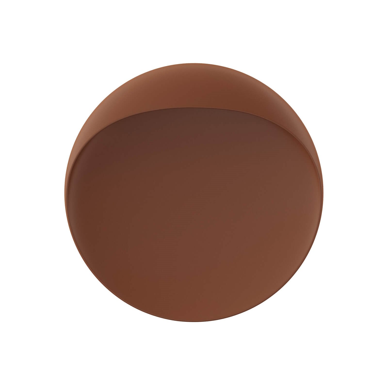 Louis Poulsen LED-Wandlampe Flindt, corten, 3.000 K, Ø 20 cm