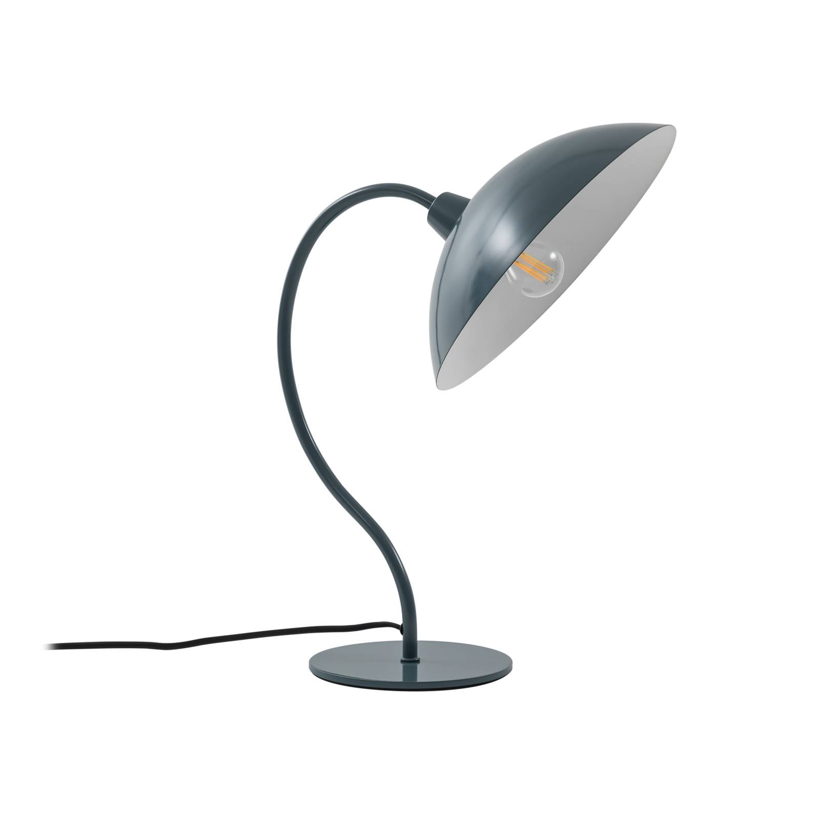 Lucande Tischleuchte Arvadon, blau, Metall, 42,75 cm hoch