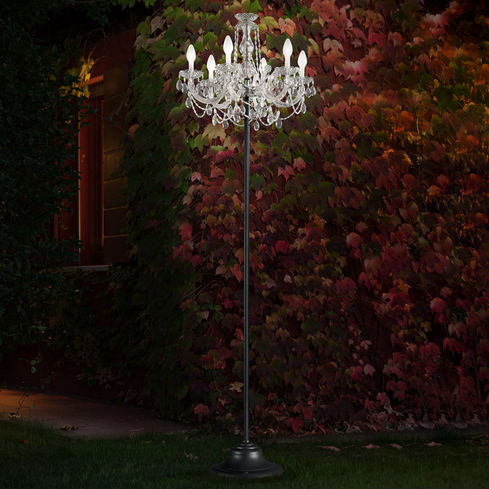 Lampadaire ext. RGBW Drylight - commande par appli