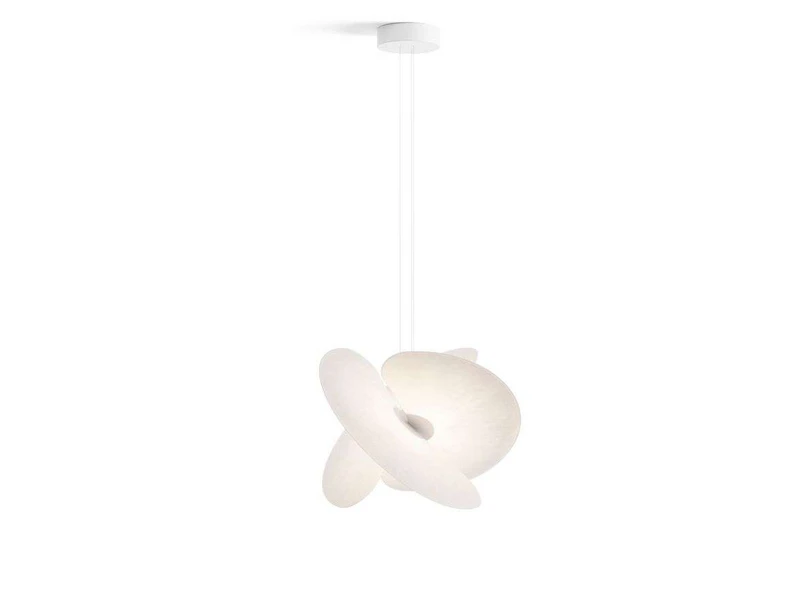 Luceplan – Levante Pendelleuchte Small Matt White/White