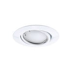 Paulmann Coin Base LED χωνευτός προβολέας, λευκός, σετ 3 RGBW ZigBee