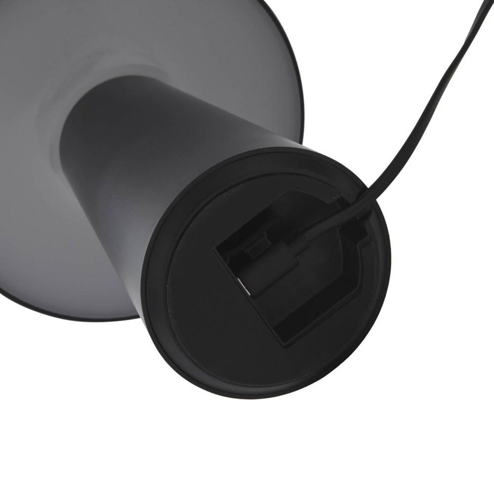 Zyre LED Portable Veioză IP44 Black - Lindby