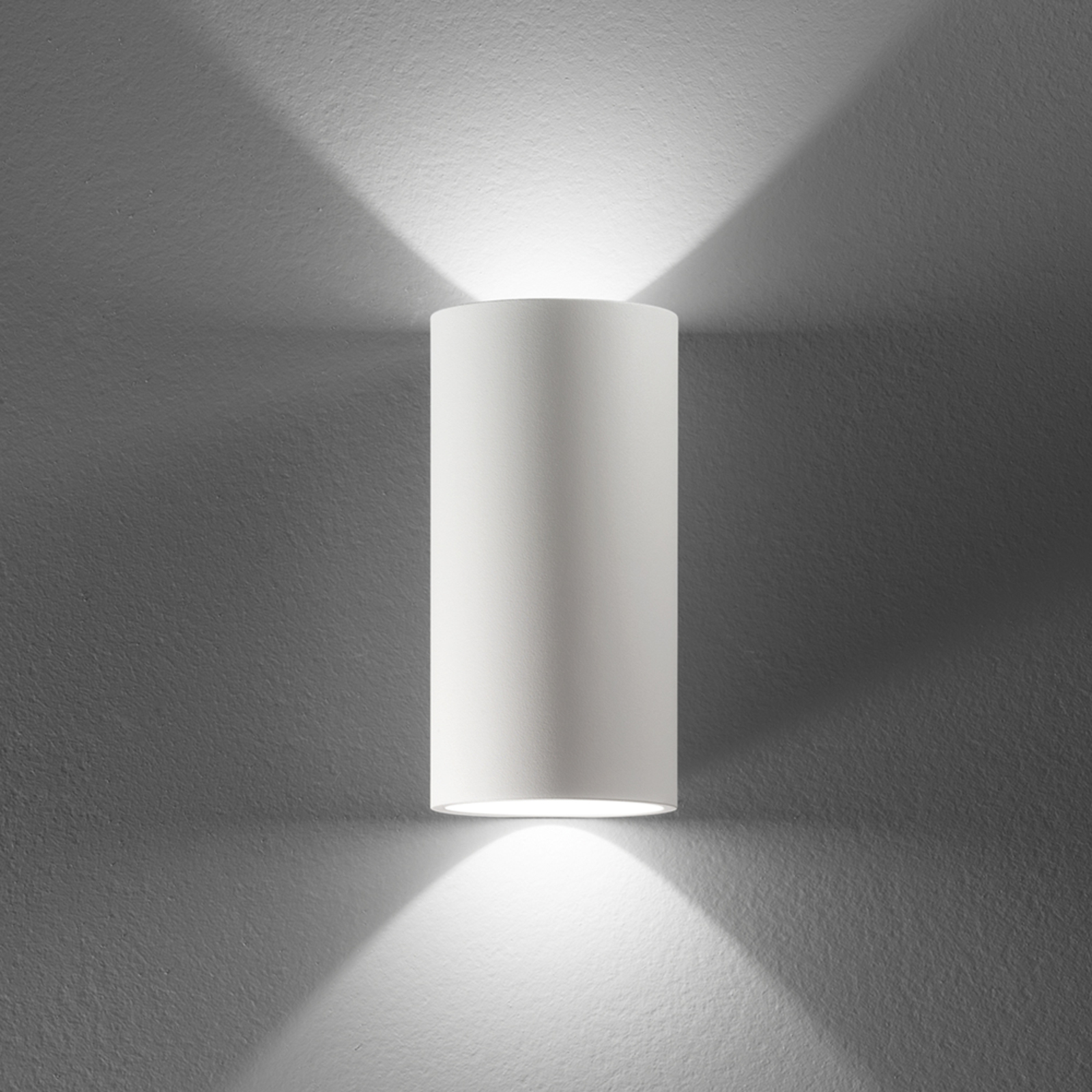 Egger Licht Tubo LED outdoor wall light with dual emission, for Hallway, aluminium, 4 W, energy efficiency: A+, W: 18 cm