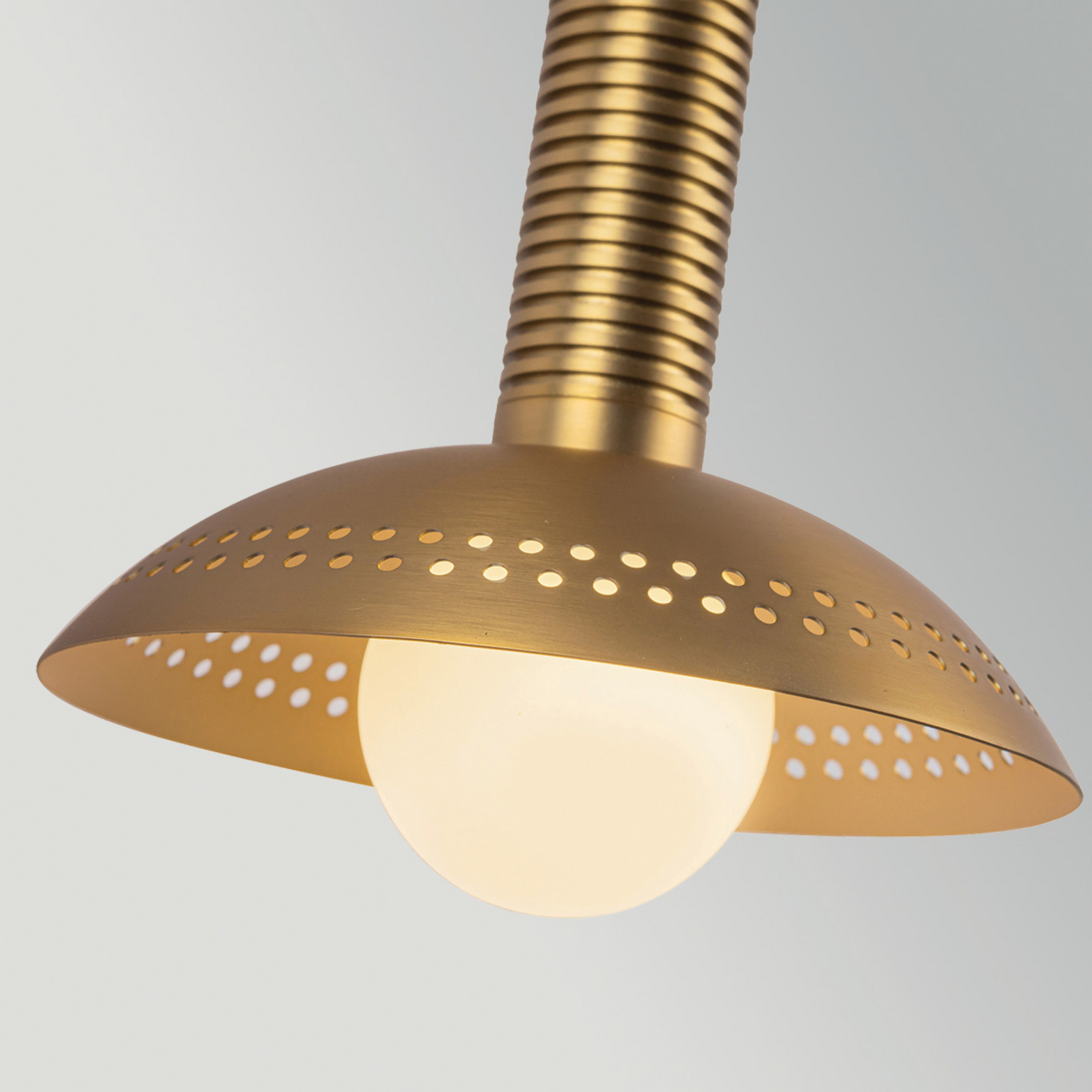 Kinkiet LED Arden, w kolorze złotym, wysokość 57 cm, 2-punktowa, metalowa,