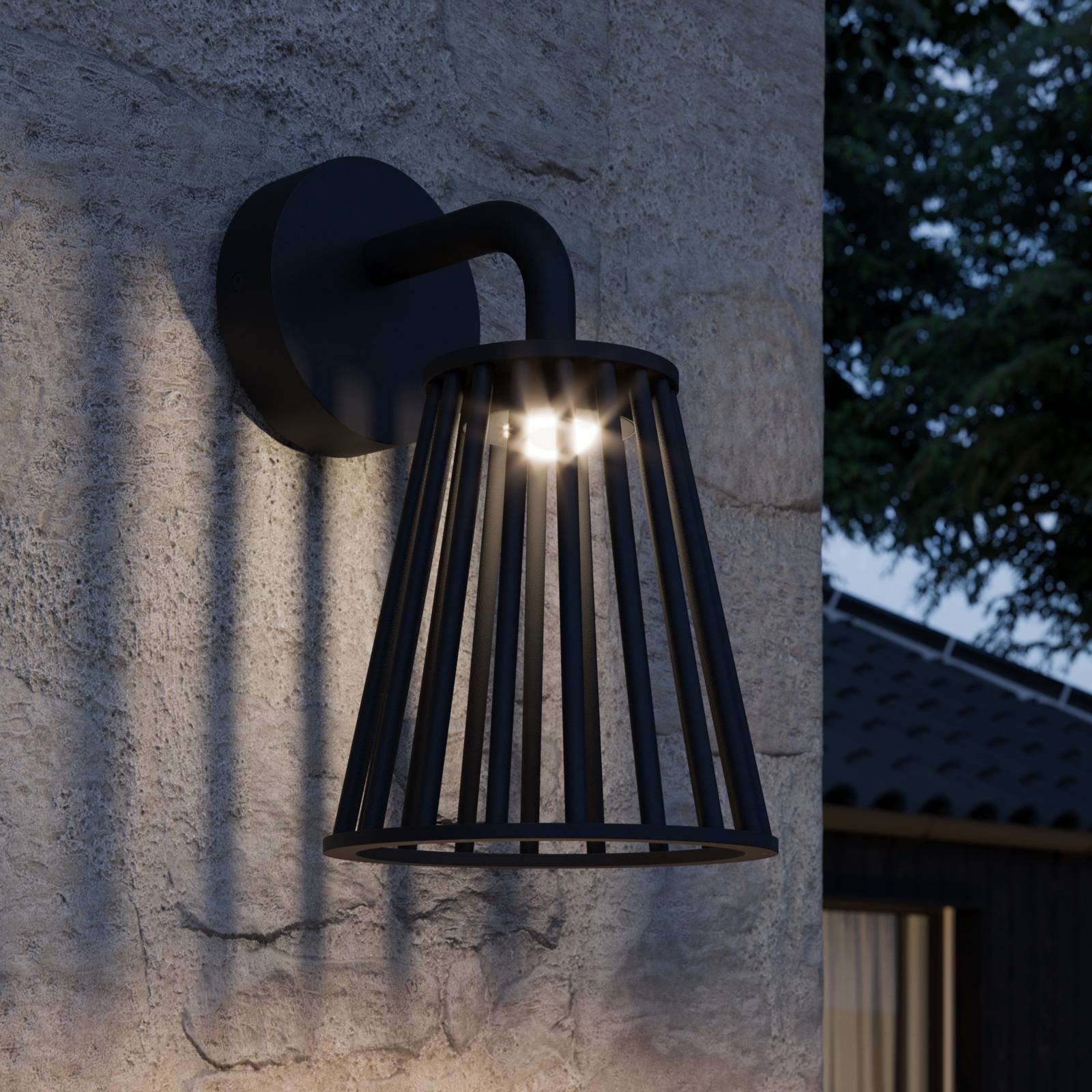 Lucande Miray LED-buitenwandlamp