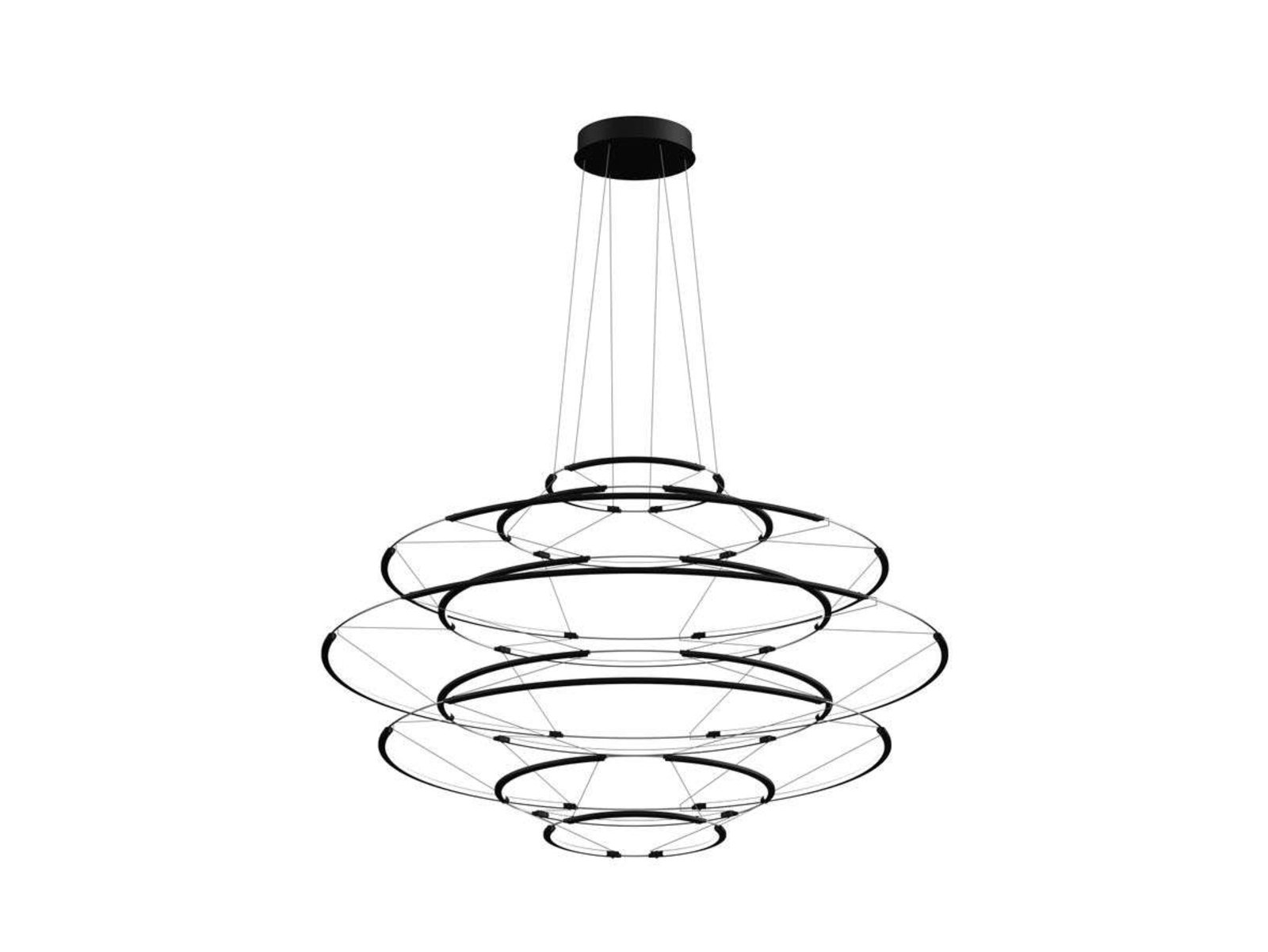 Drop 9 Lampada a Sospensione Matte Black - Nemo Lighting