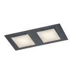 BANKAMP Ino LED-Deckenleuchte 2-flammig