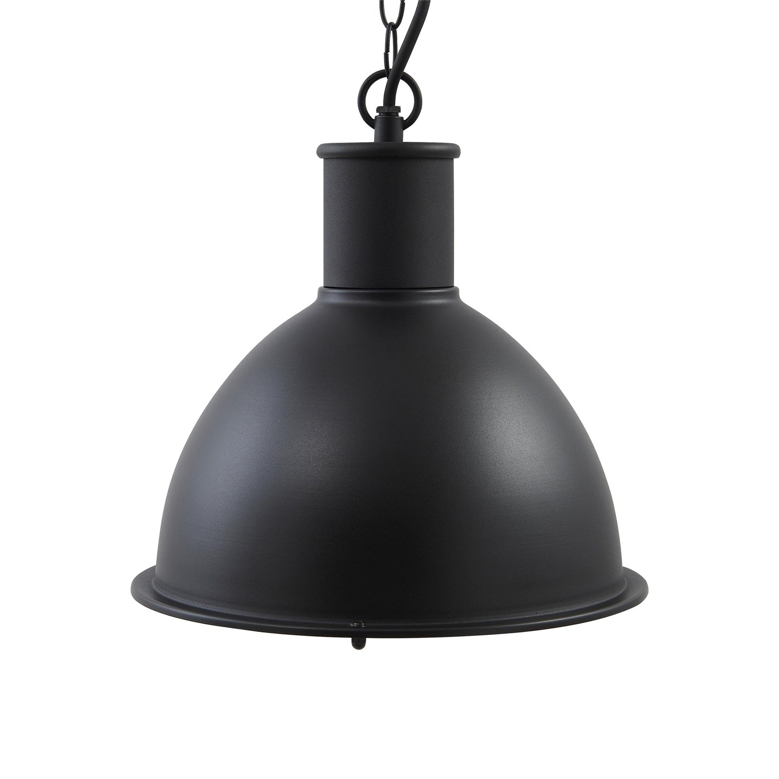 Lindby Luciane outdoor pendant light, black, aluminium, Ø 31.8 cm