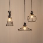 Pendant light Mezopotamya N-1291 3-bulb black