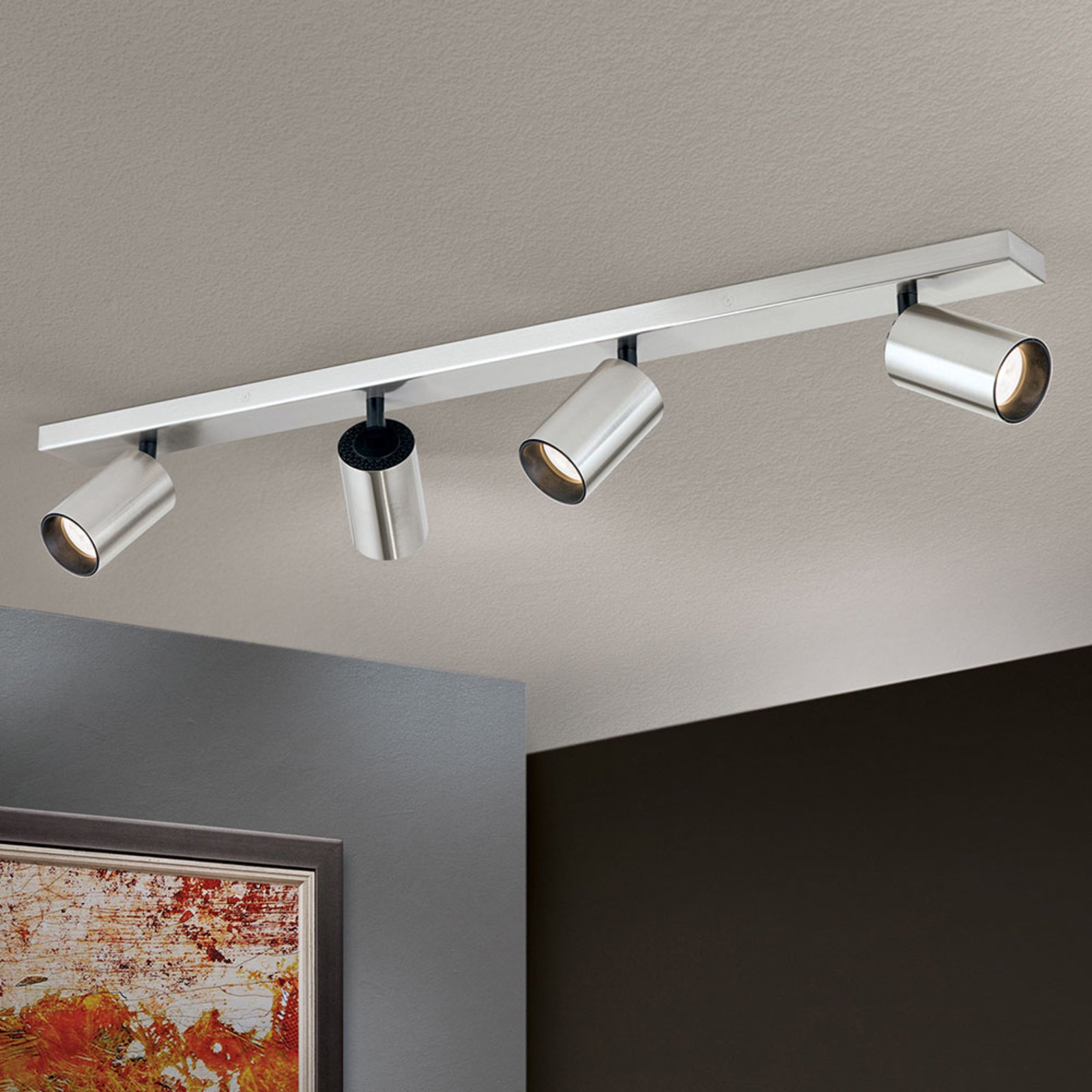Sean ceiling spotlight, four-bulb