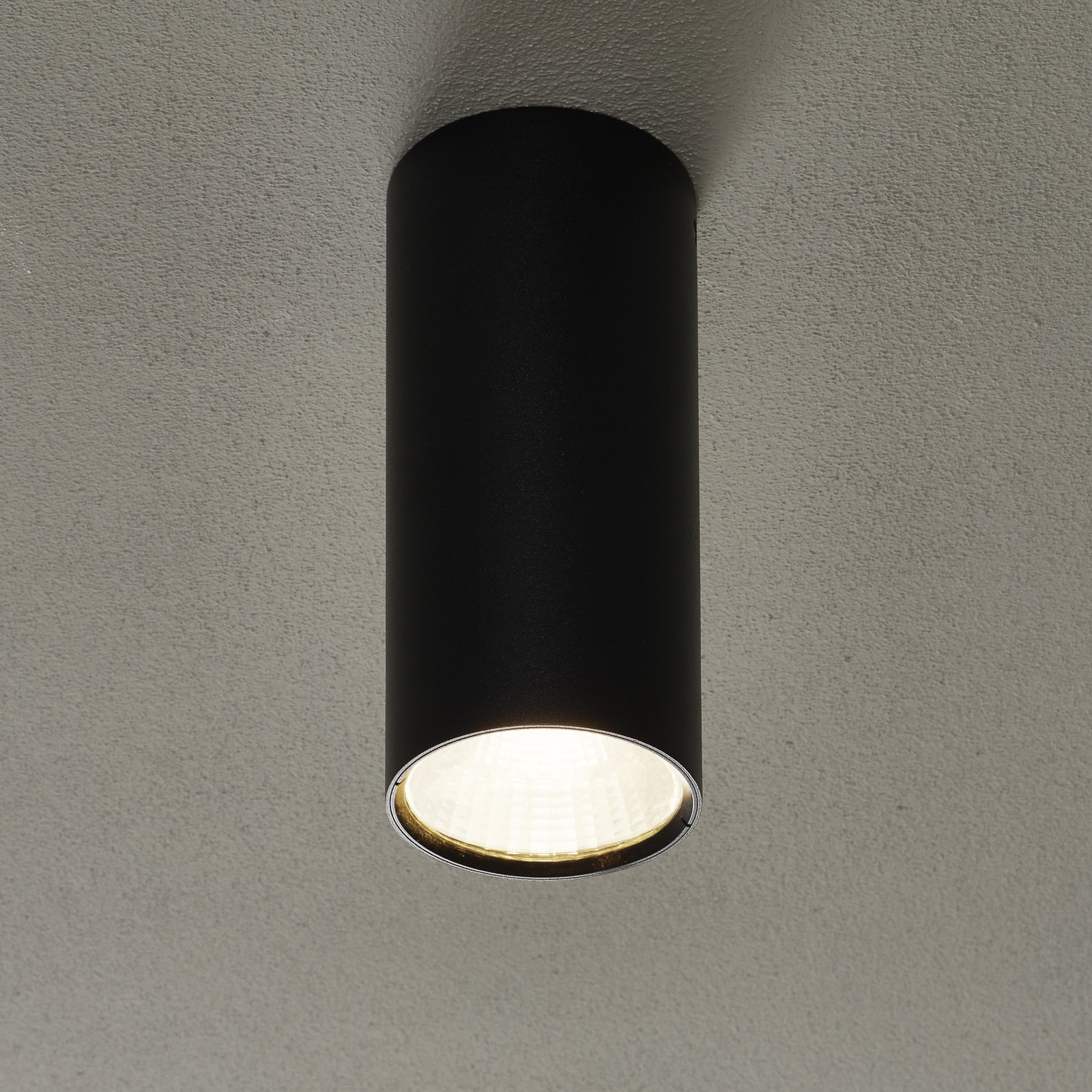 Lucande Takio LED downlight 2700K Ø10cm zwart