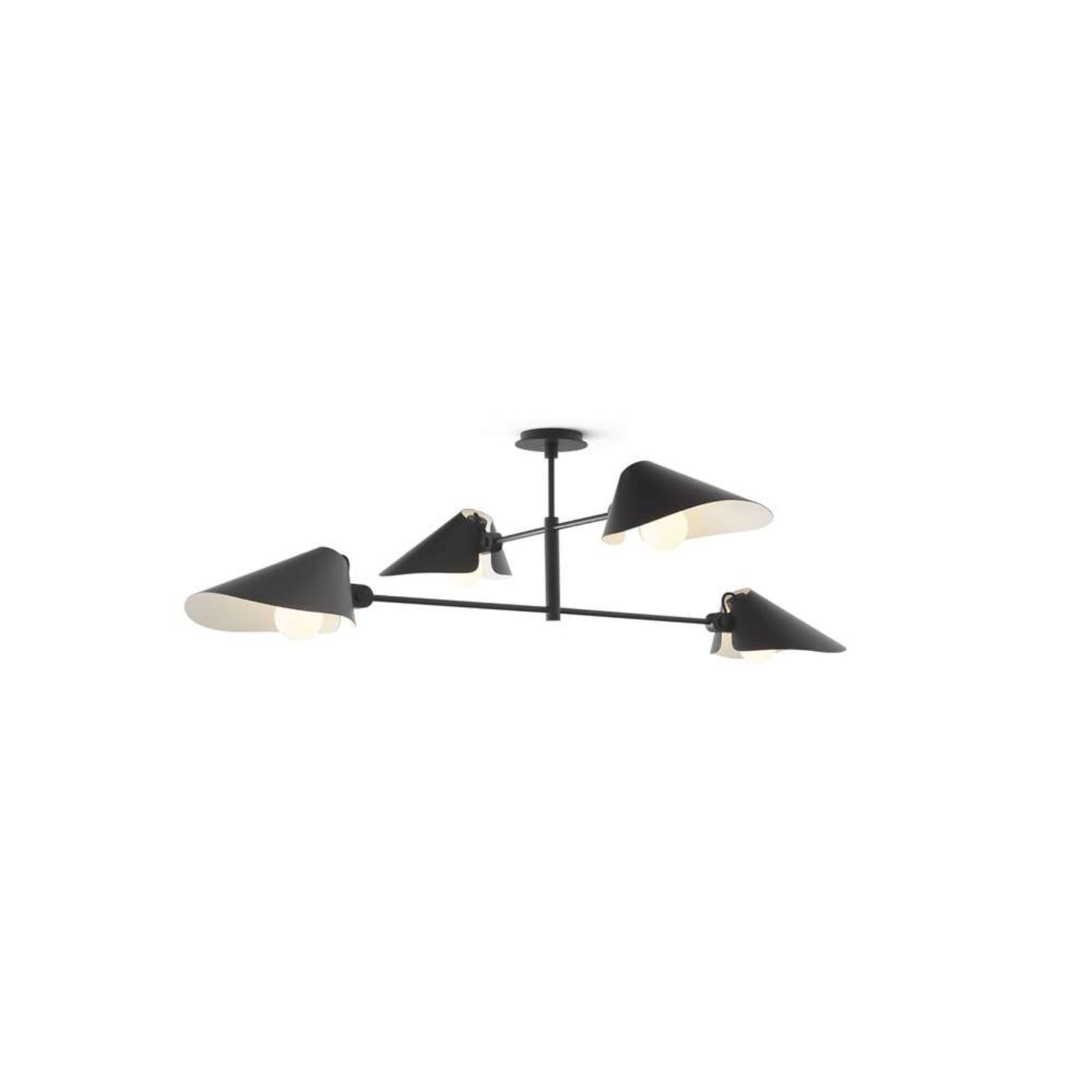 Bonnet SC91 lysekrone sort &Tradition - Spisestue - Moderne - Aluminium - Med flere lyskilder