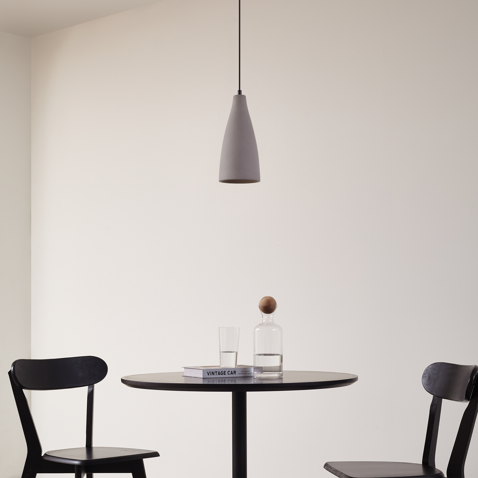 Sanne Taklampa Concrete Grey - Lindby