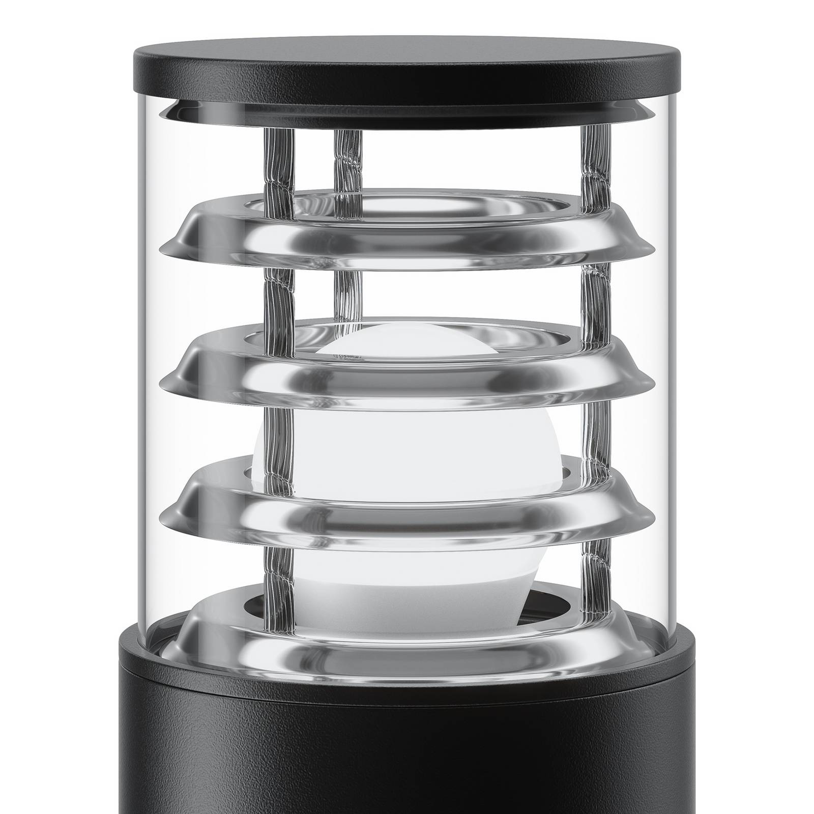 Maytoni Bronx lampa cokołowa, czarna