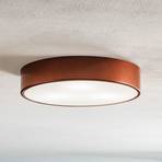 Cleo 400 ceiling light, sensor, Ø 40 cm copper