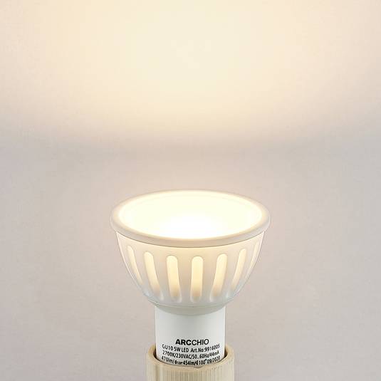 Arcchio-LED-heijastinlamppu GU10 100° 5 W, 2 700K