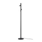 Helestra Coni LED-golvlampa 2 spot 160cm svart