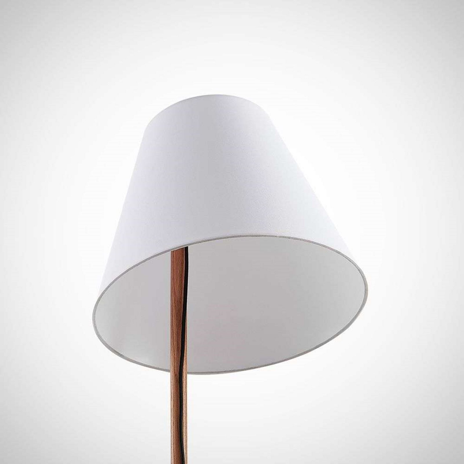 Jinda Lampadar White/Wood - Lucande