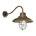 Patio Cage 3300 wall lamp antique brass/clear